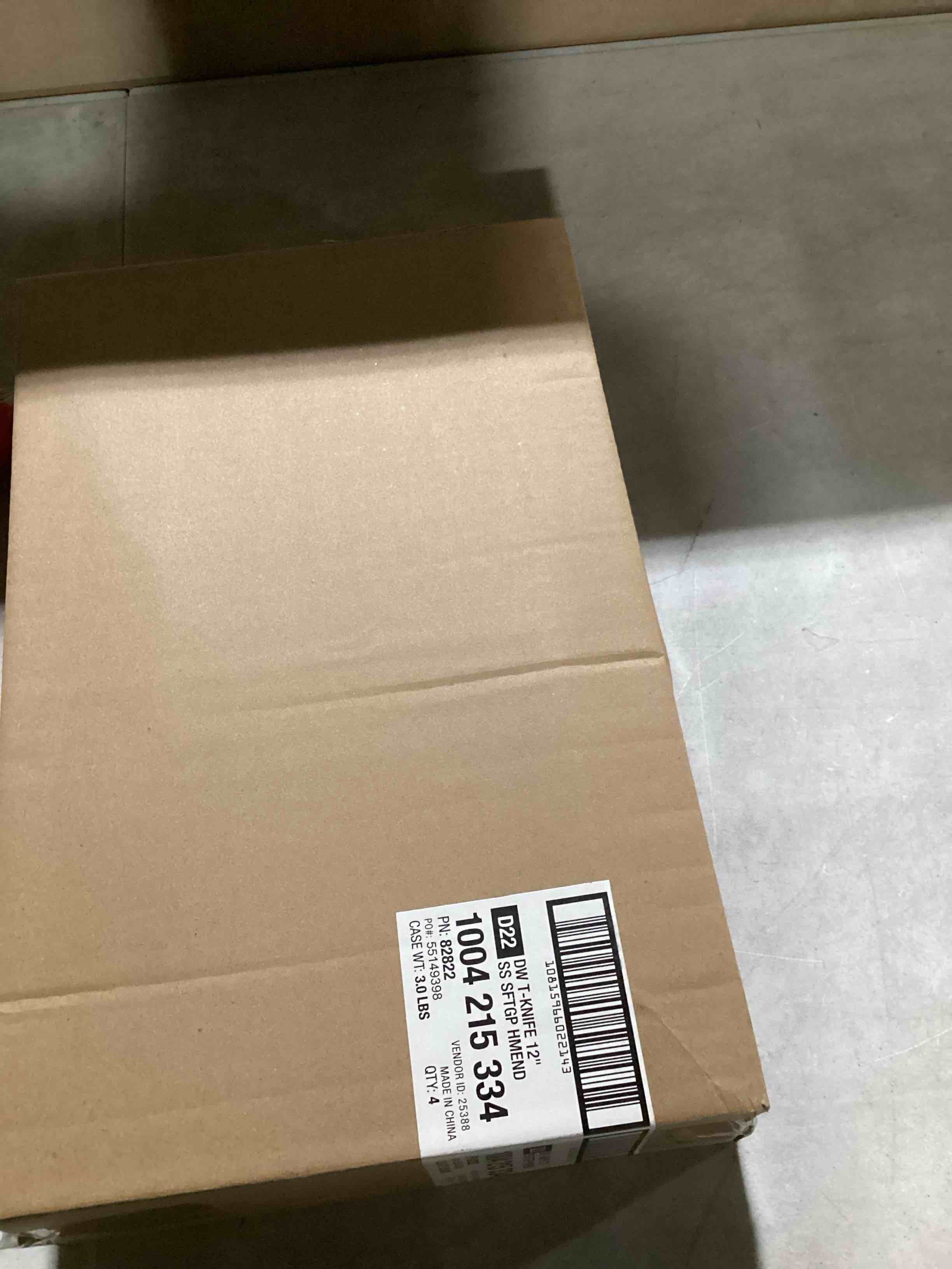 DW T-KNIFE 12” SS SFTGP HMEND PACK OF 4