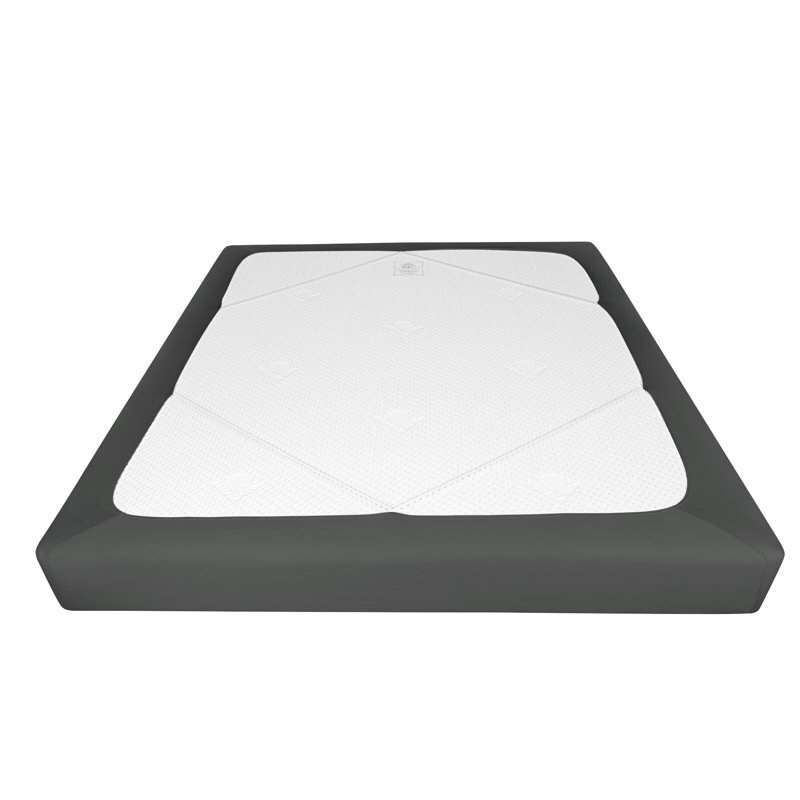 Jersey Knit Stretchy Wrap Around Box Spring Cover Size: King, Color: Heather Gray