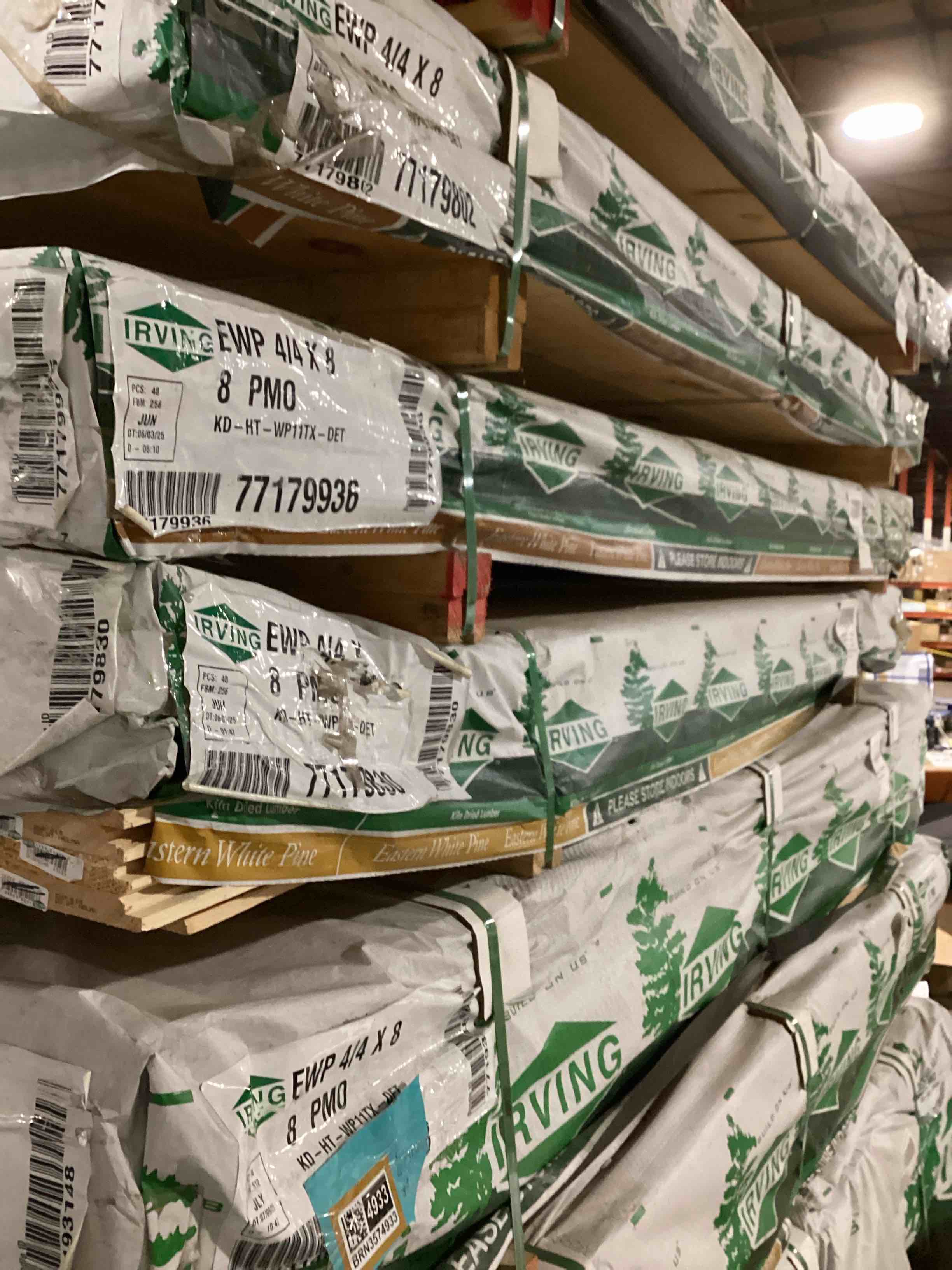 building materials lumber shiplap Irving white pine