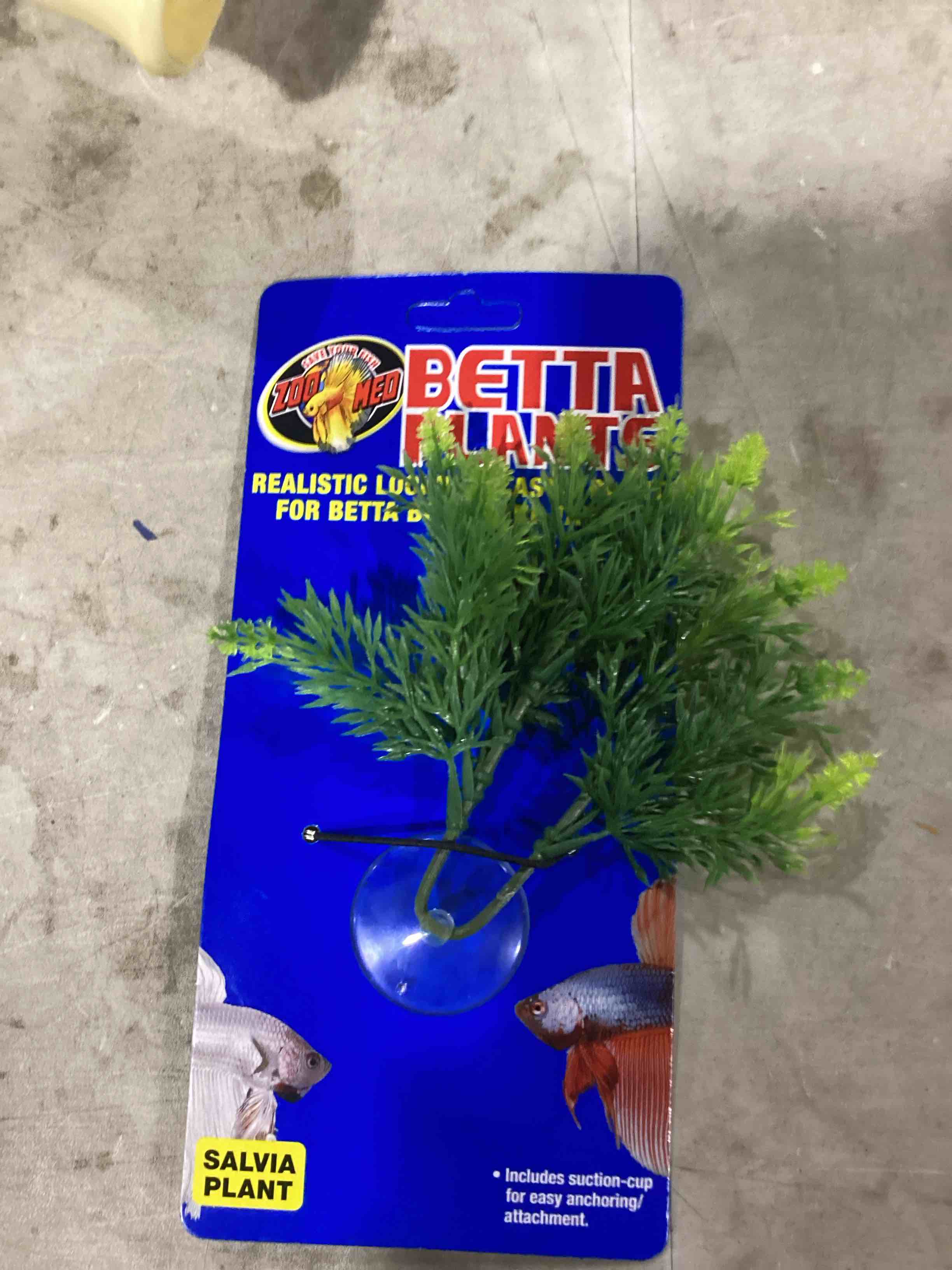 Betta Plants realistic stick on Salvia plant for aquarium 