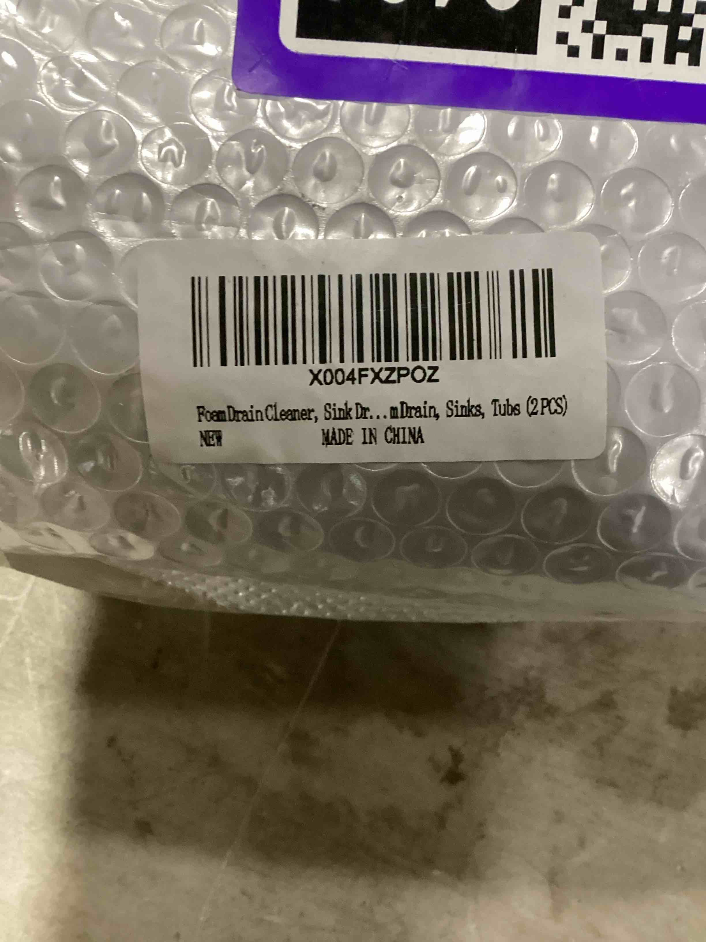 Unloshe Lemon scented foam drain cleaner (2 pack)