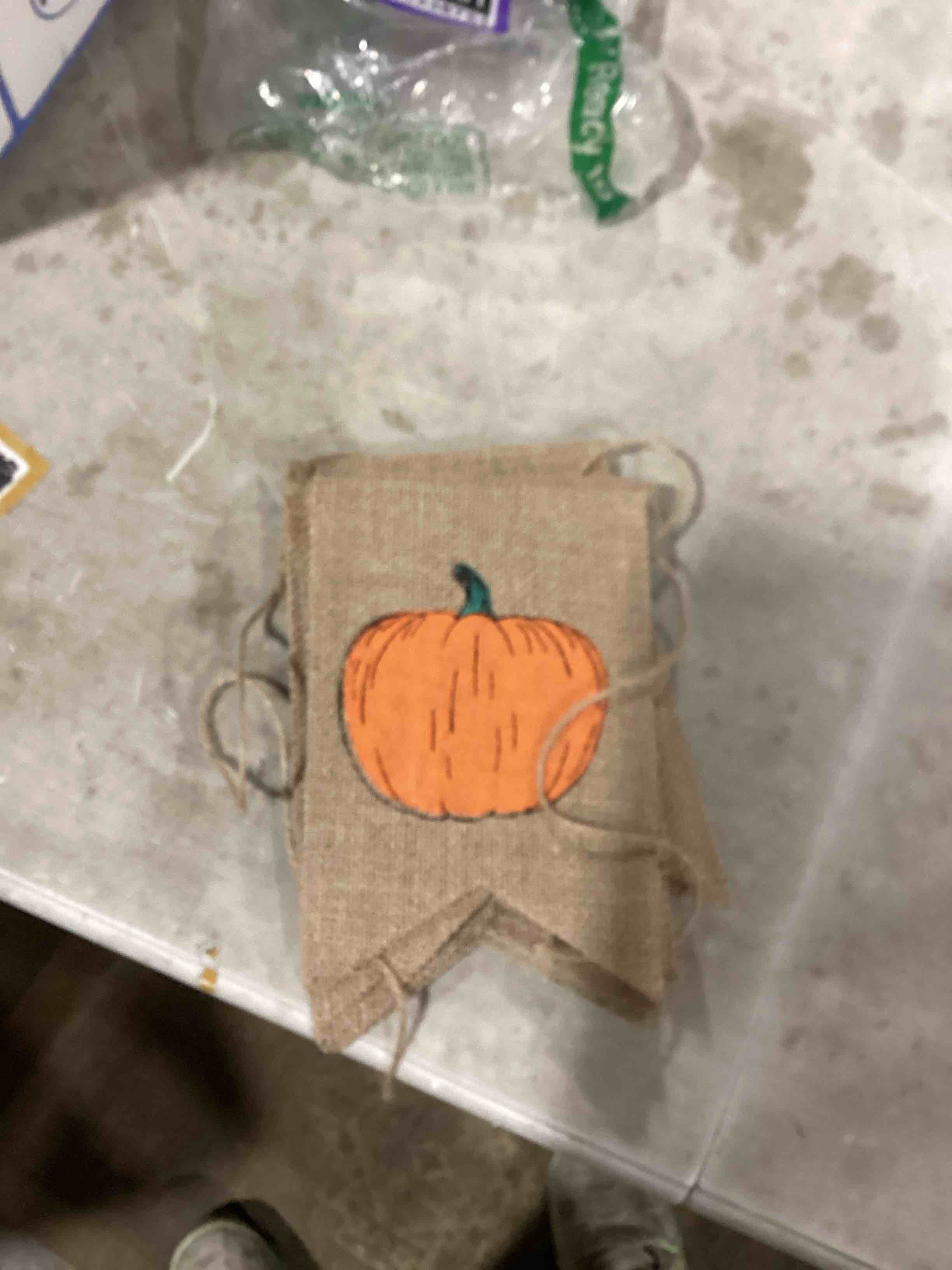 Happy Fall themed banner. 