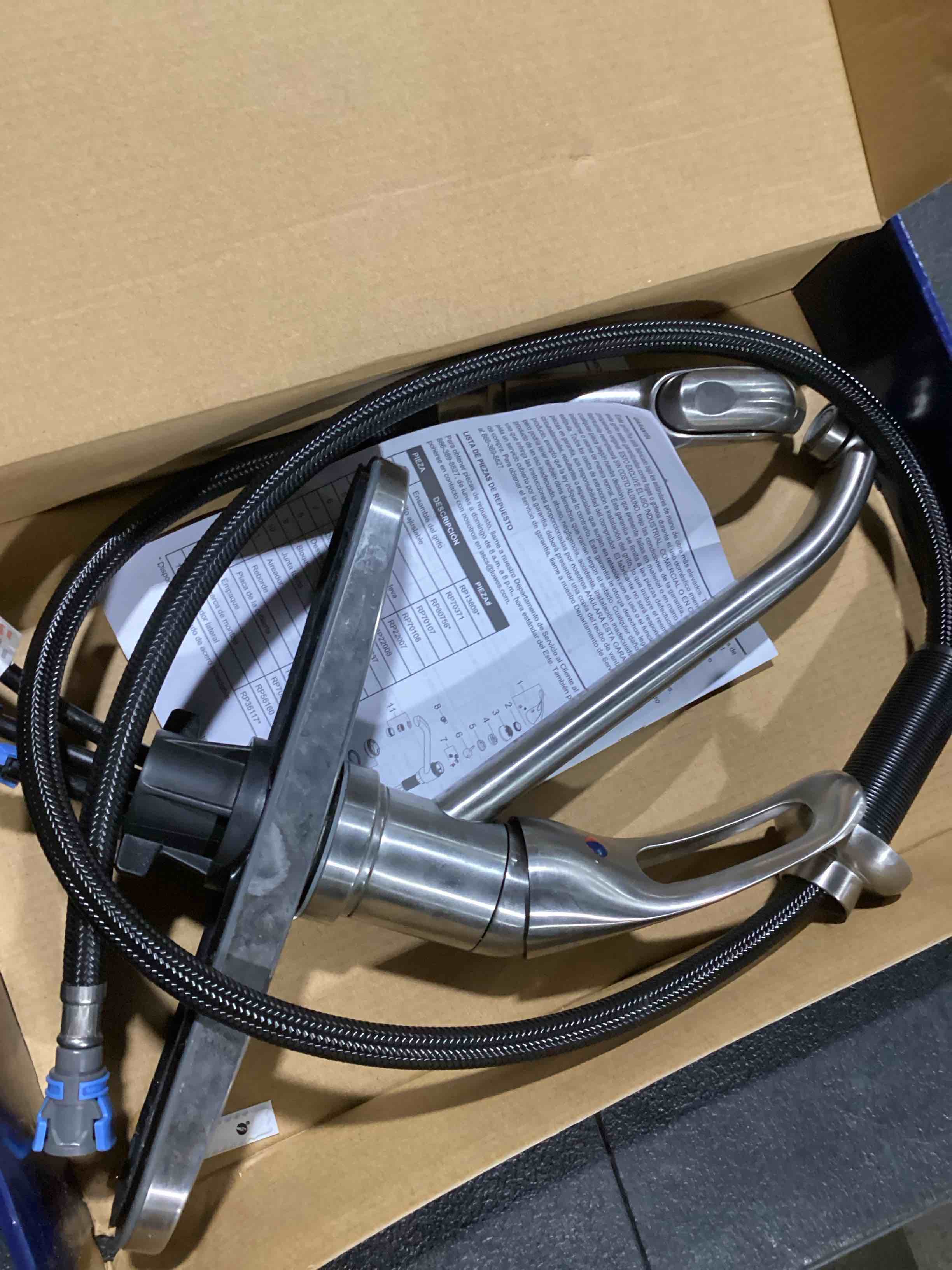 project source wakebridge chrome single handle deck-mount kitchen faucet