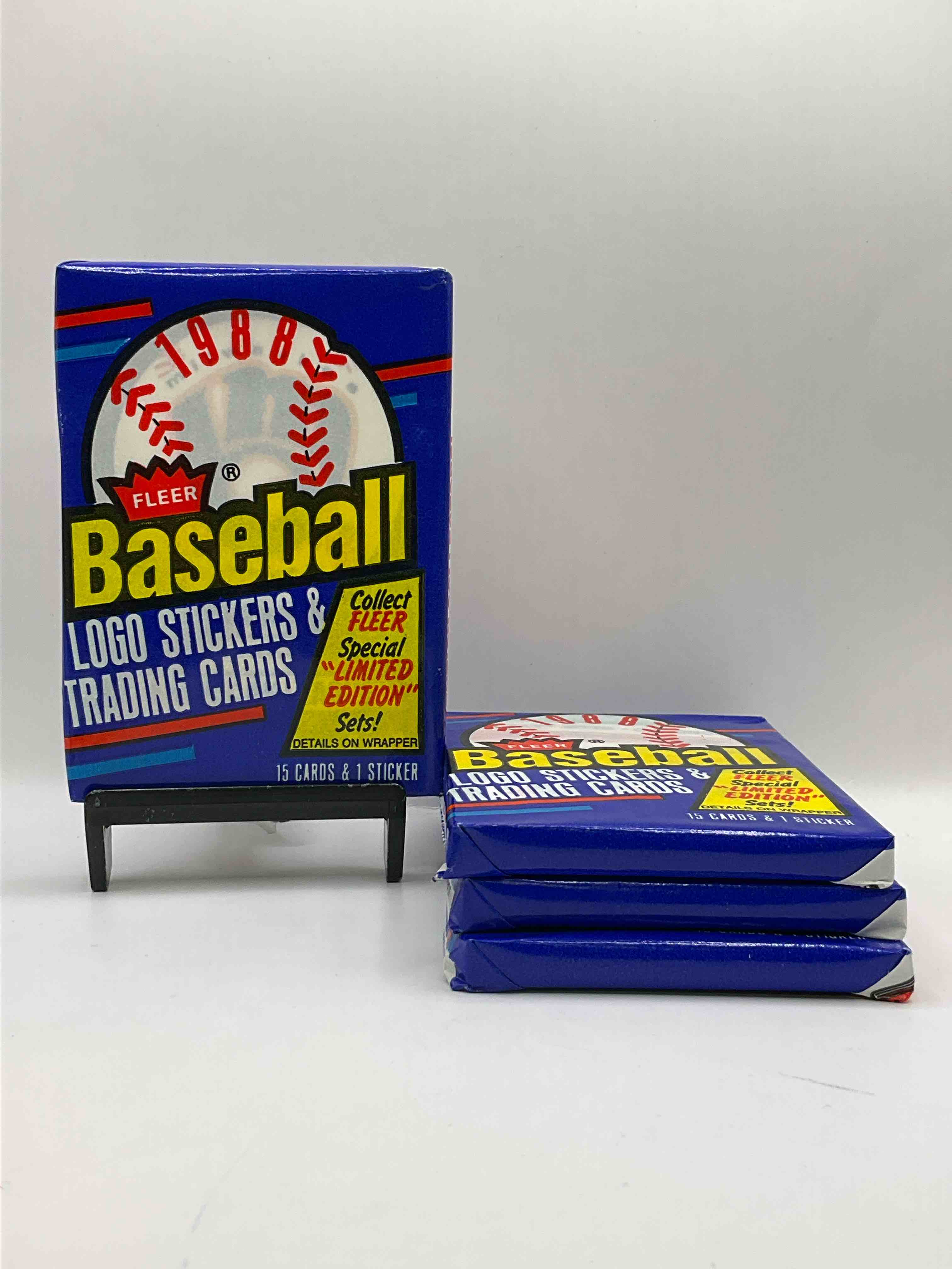 80’s Vintage! 1988 Fleer Baseball Unopened  Packs! Direct From Original Box! Search For Valuable Don Mattingly & Nolan Ryan Cards!