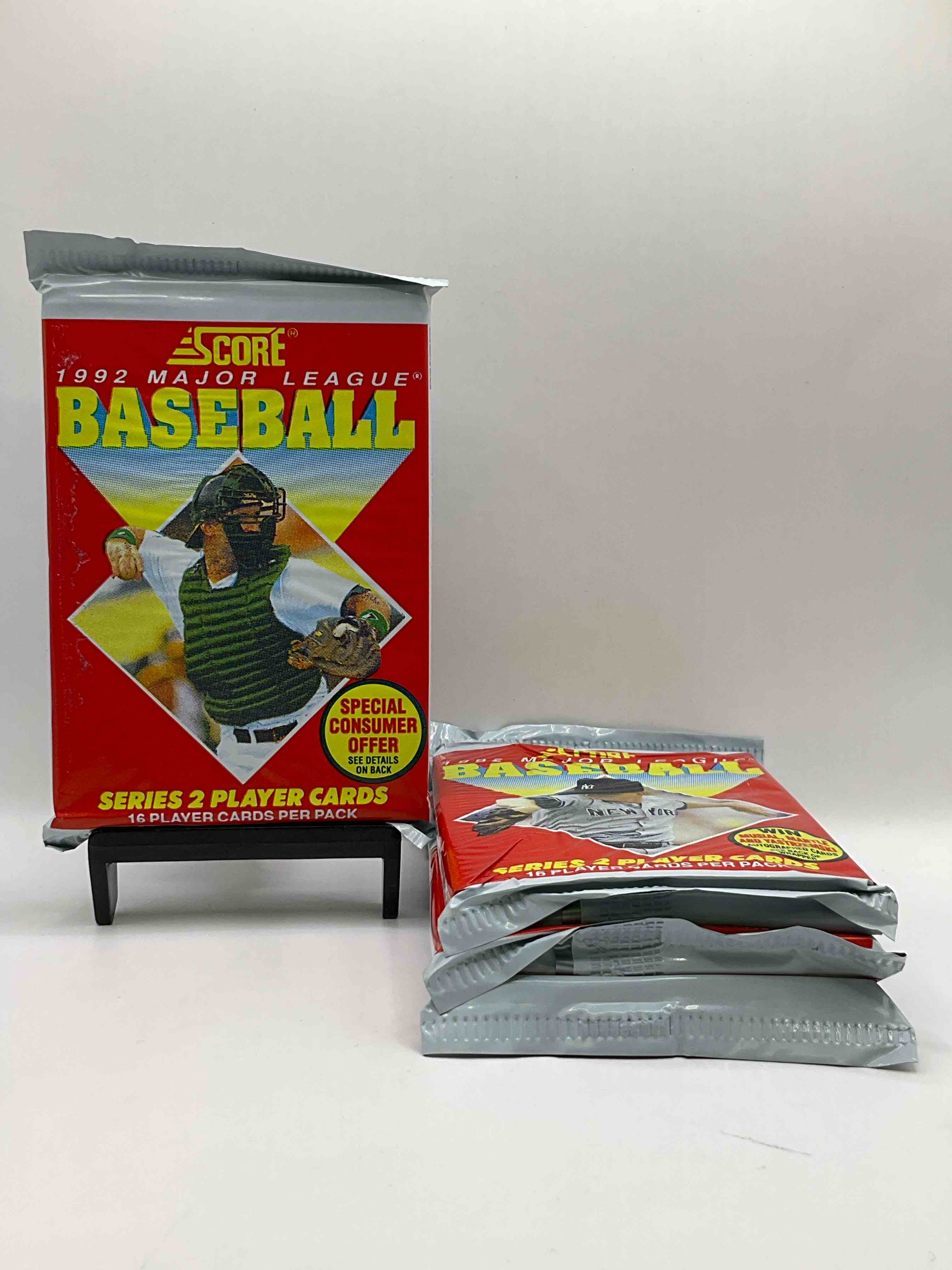 Mantle, Musial Or Yastrzemski Autograph!? 6,496 Randomly Inserted Signature Cards In The Packs From This Year Of Any Of These Players! 1992 Score Baseball Craziness! Series 2, See What You Get!