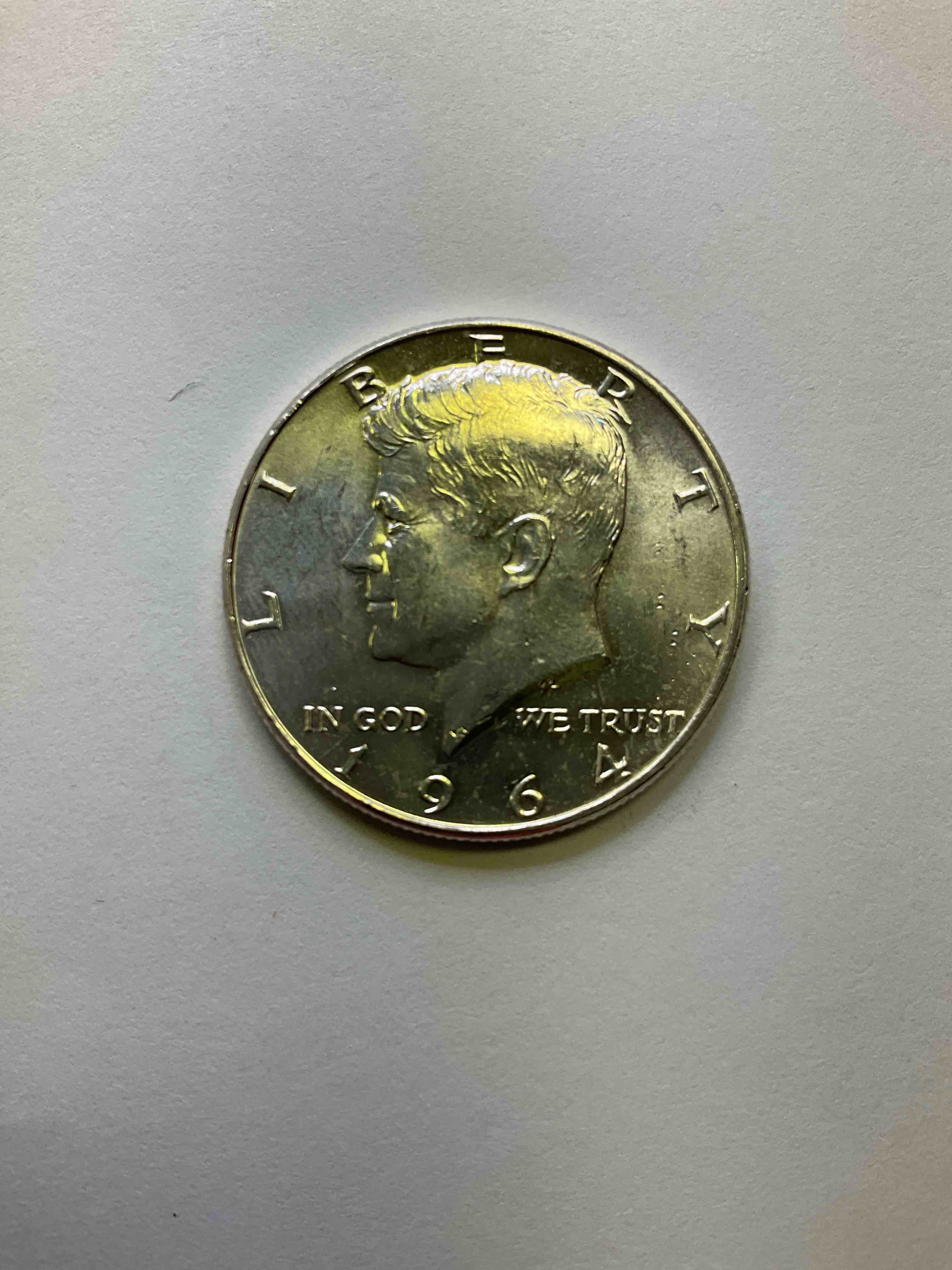 1964 Rare Kennedy 90% Silver Wow! Did You Know That 1964 Is The ONLY Year Kennedy Half Dollars Are 90% Silver?! When JFK Was Assassinated In 1963 The U.S. Mint Rushed To Make a Coin In His Honor. They Replaced The Franklin Half Dollar With A Kennedy Version In 1964. After 1964 Kennedy Half Dollars Were Made With 40% Silver Before Eventually Having No Silver At All. 1964 Is THE YEAR To Collect Kennedy Half Dollars If You Are Investing In U.S. Fine Silver! Check Out This Rare 1964 Kennedy Half Dollar In EXCELLENT Condition!