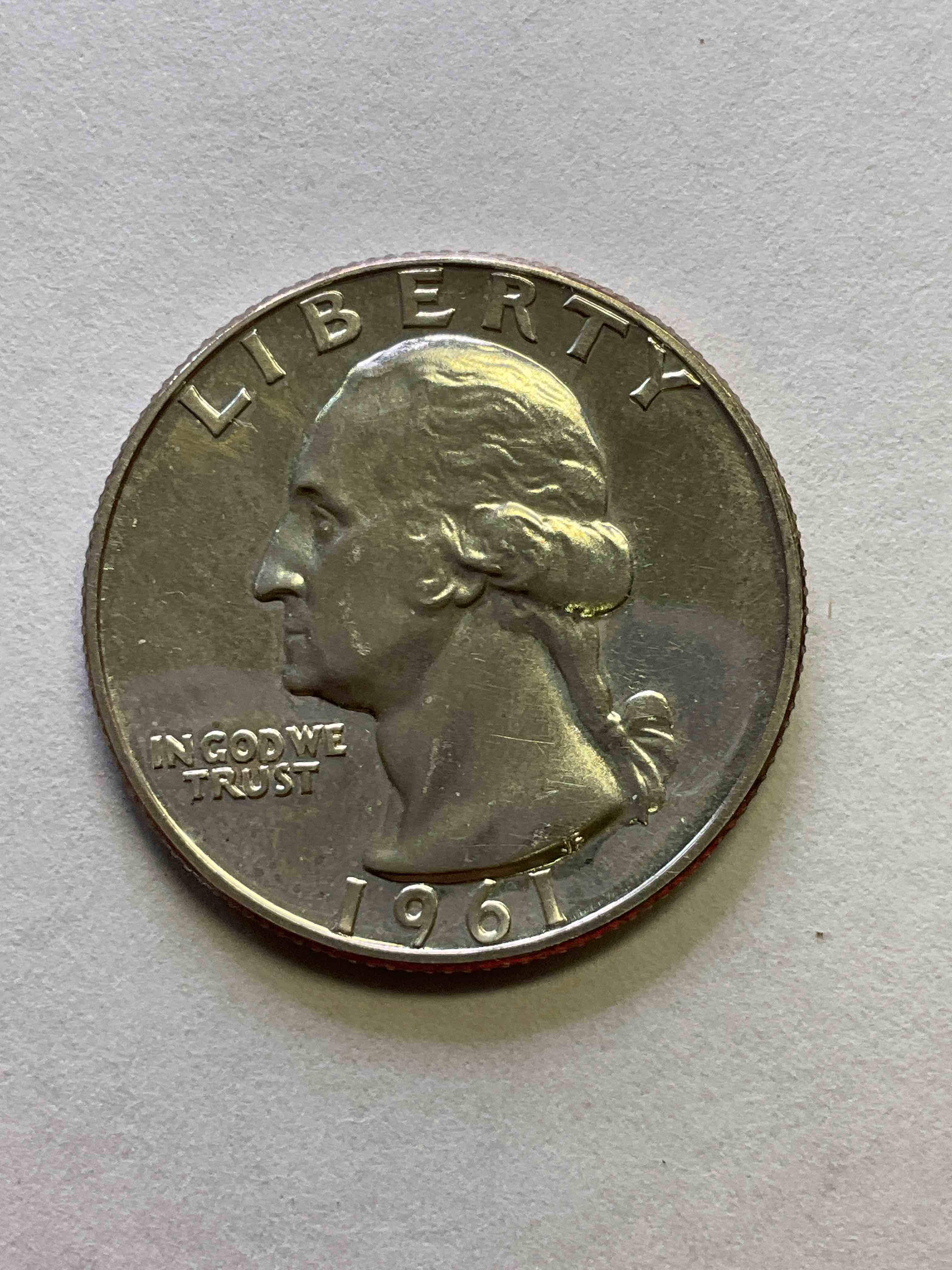 George Washington Brilliant Uncirculated Silver! Pre 1965 U.S. Quarter Dollar Coins Were Actually Silver, Here Are two Great Examples Of Awesome, Pristine George Washington Silver Quarters, Stunning & Uncirculated! Rare 1961 Mint! Great For Investing In Precious Metals! These Coins Were Minted At 90% Silver and 10% Copper, Giving Them A Net Weight Of .18084 Ounces Of Pure Silver Per Coin! Very Hard To Find Uncirculated, Stunning! Invest In Fine U.S. Silver!