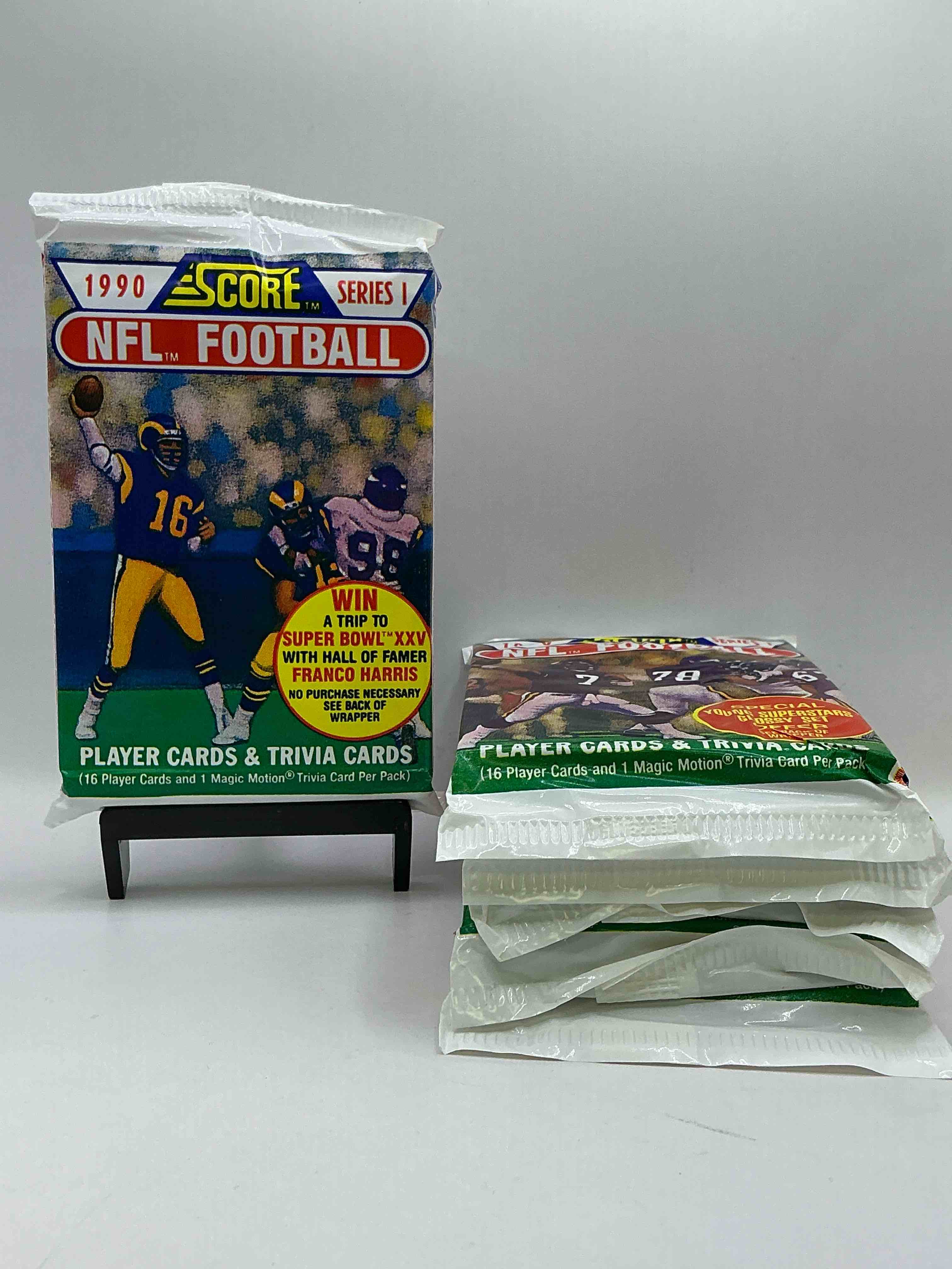 Emmitt Smith Rookie!? In Perfect Condition Worth Hundreds! 1890 Score Football Unopened Collectible Sports Card Packs! Direct From Original Bax! Look For Valuable Emmitt Smith Rookie Cards! Let The Search Begin!