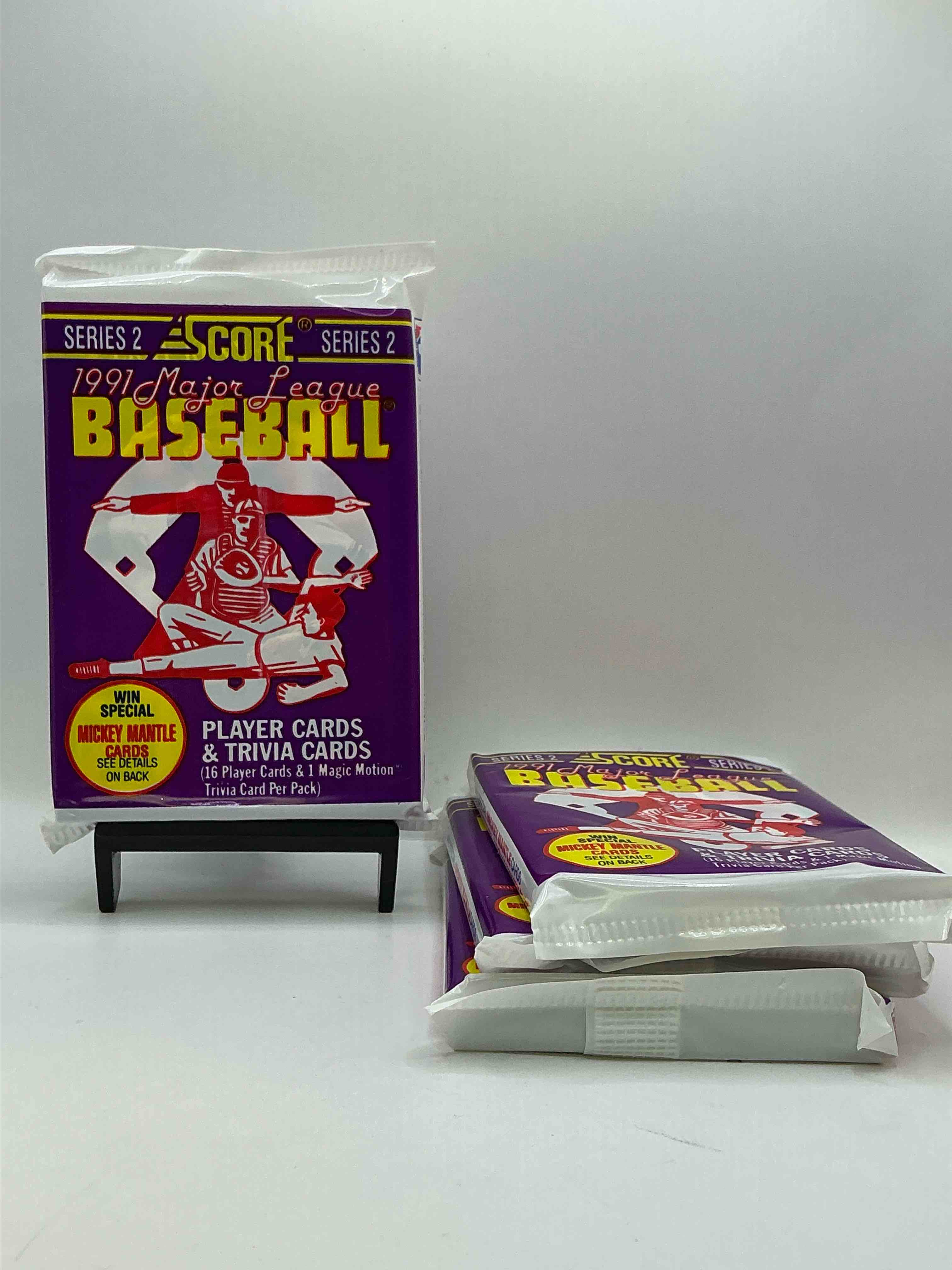 1991 Premier Baseball O-Pee-Chee Unopened Packs, Direct From Box! Rare Canadian Sports Cards With The Chance For Some Great Cards Inside! Baseball Extravaganza!