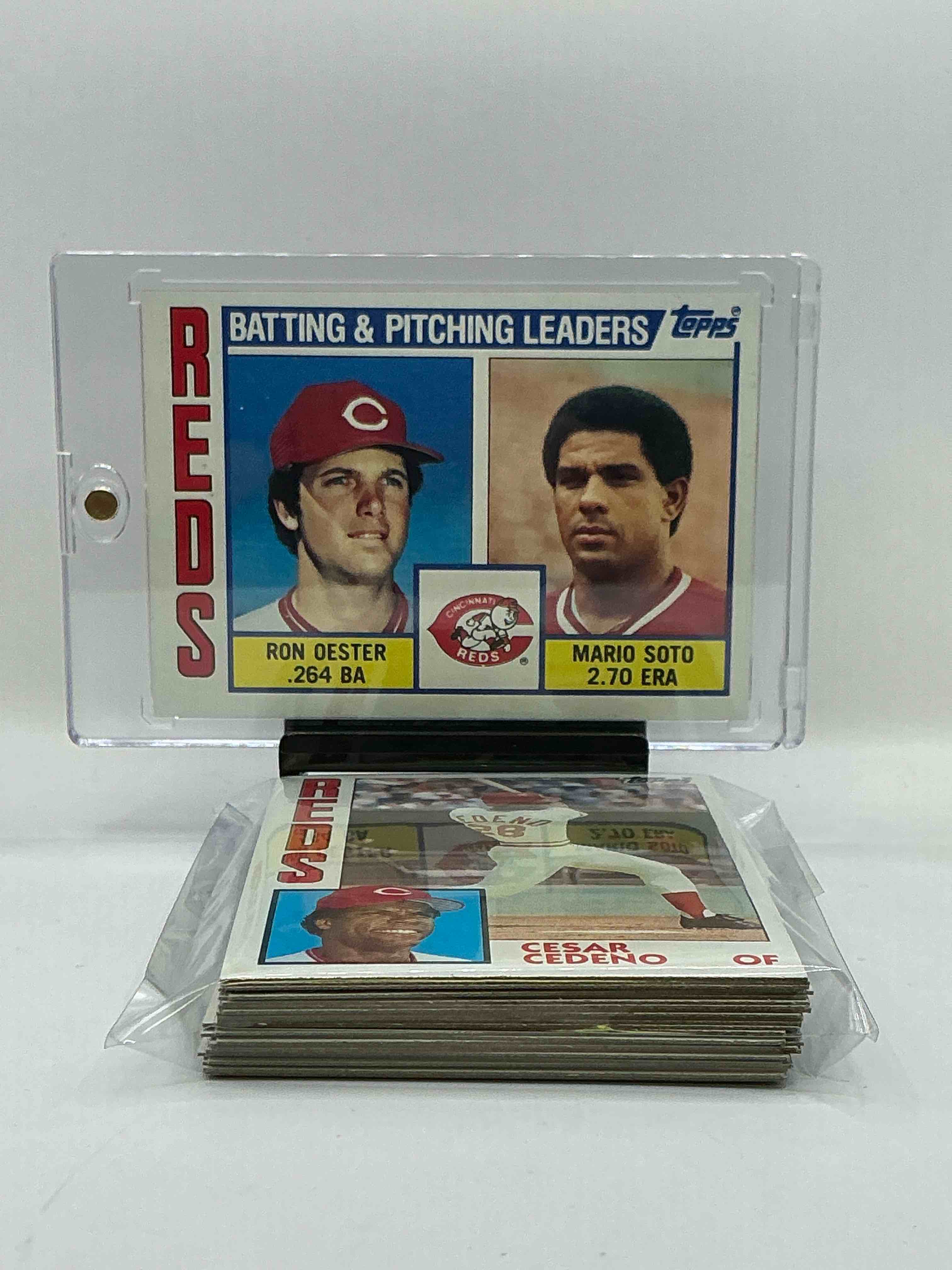 1984 Reds Team Set! 27 Card Reds Set! Pete Rose, Dave Concepcion, Eddie Miller, Ron Oester & More! Reds Fans Rejoice!