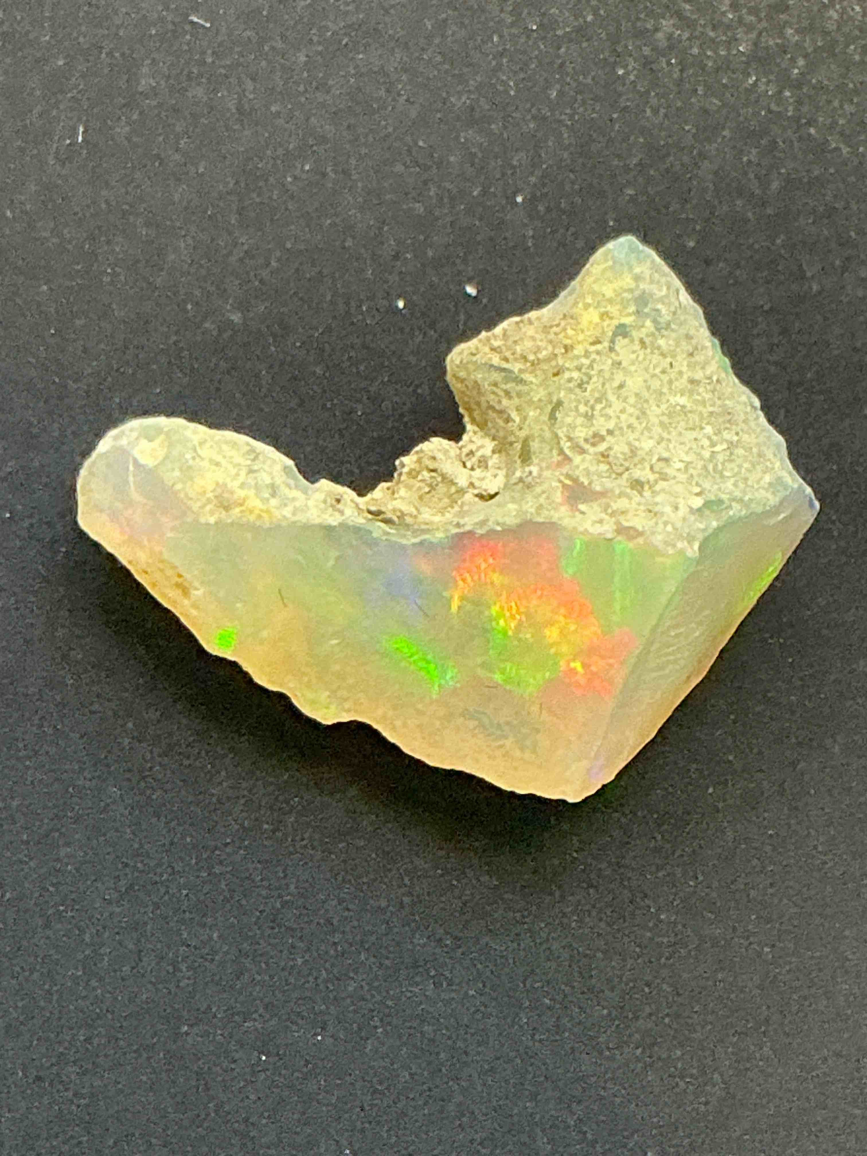Opal Precious Gemstone, Raw, Authentic! Ethiopian Opal Gemstone, In Large & Raw, Prospected Form! Ethiopian Opals Are Famous For Their Stunning Clarity & Shimmering Color Hues! They Are Believed To Promote Hope, Purity & Love. The U.S. Dime In Image Is For Size Reference Only (Not Included). A Gemstone Like This In Raw Form Is Very Hard To Find! Own An Amazing, Stunning, Unique Opal Gemstone In Rare, Raw Form!