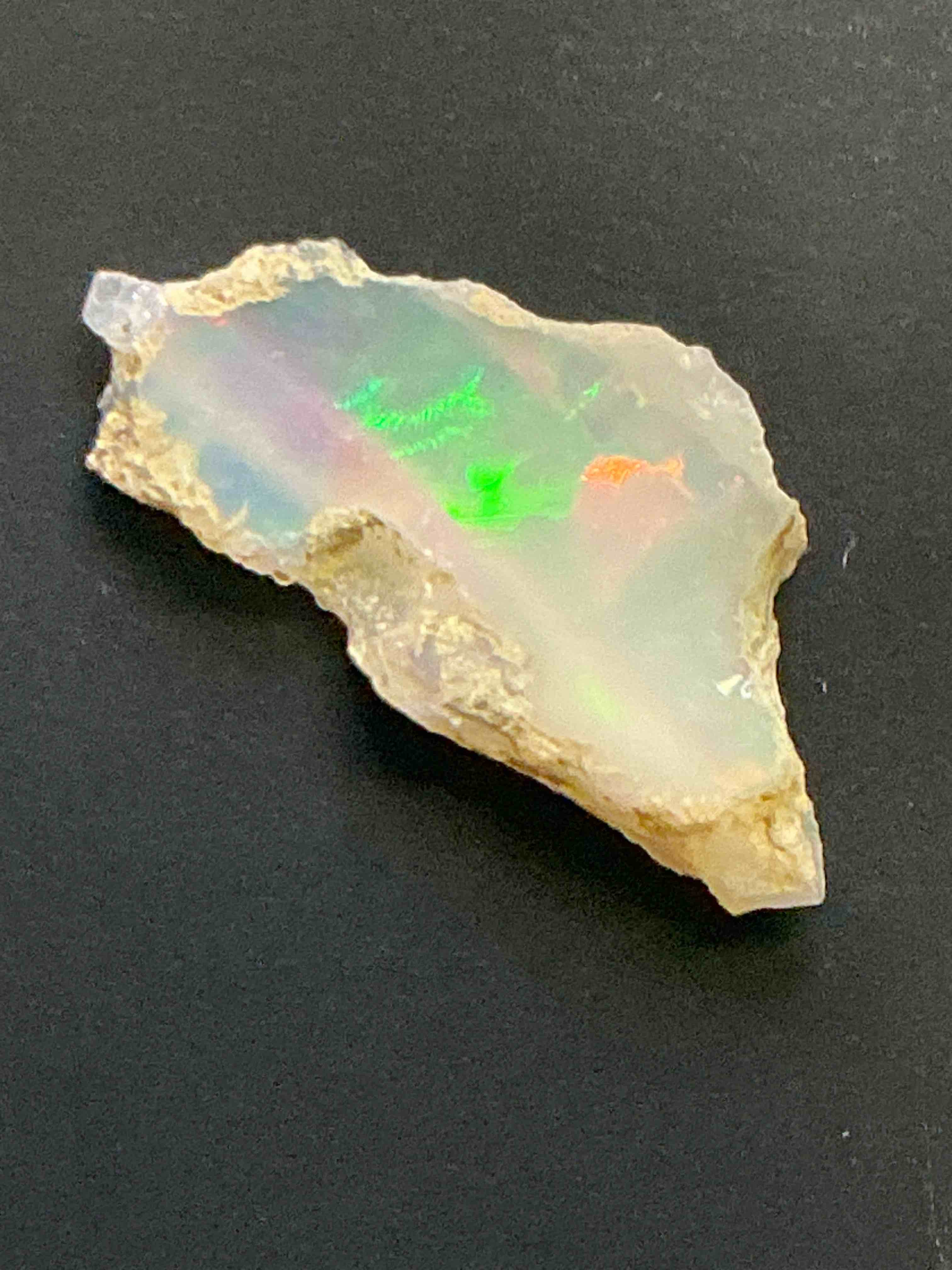 Opal Precious Gemstone, Raw, Authentic! Ethiopian Opal Gemstone, In Large & Raw, Prospected Form! Ethiopian Opals Are Famous For Their Stunning Clarity & Shimmering Color Hues! They Are Believed To Promote Hope, Purity & Love. The U.S. Dime In Image Is For Size Reference Only (Not Included). A Gemstone Like This In Raw Form Is Very Hard To Find! Own An Amazing, Stunning, Unique Opal Gemstone In Rare, Raw Form!