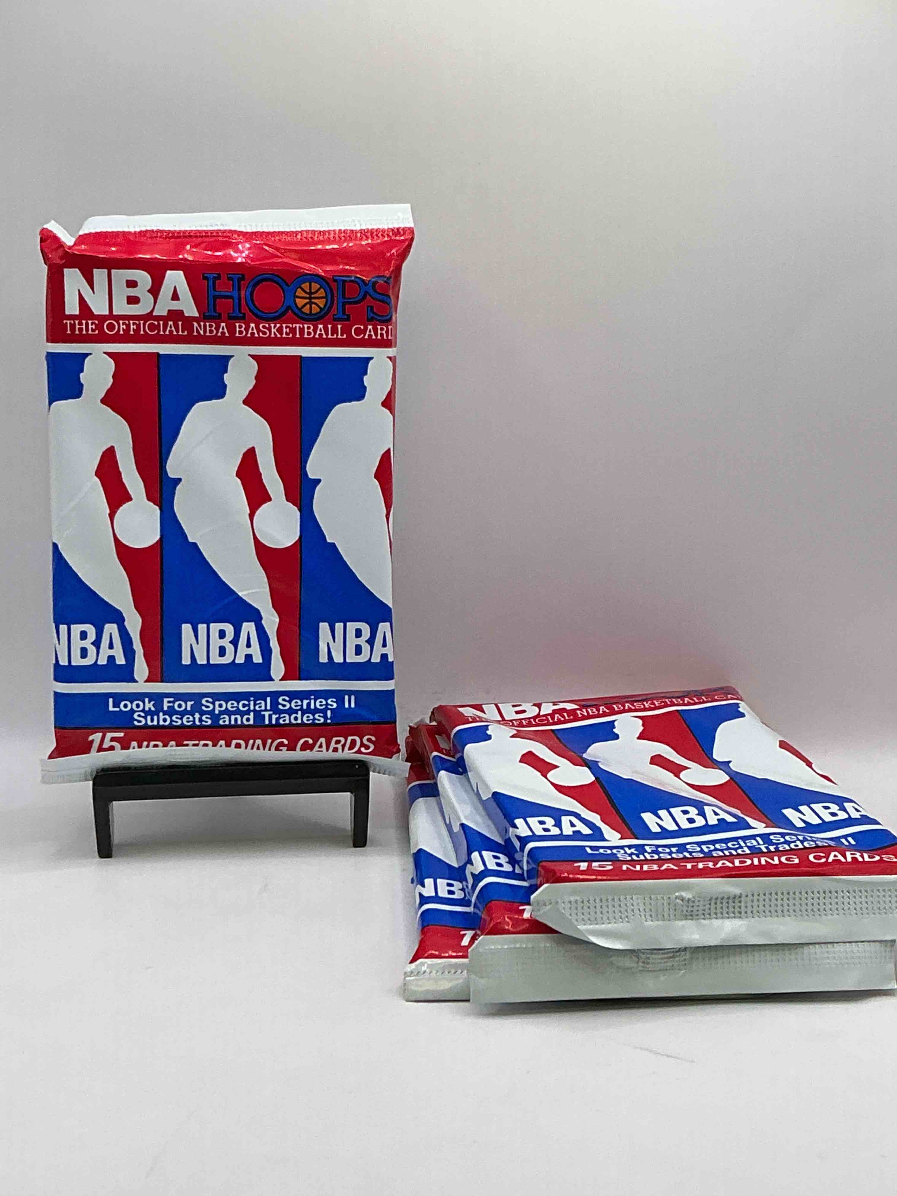 Michael Jordan?! Wow, Vintage 1990/91 NBA Hoops RARE Red Series Two Sealed Sports Card & Collectible Pack, Direct From Original Factory Sealed Retail Case!Series 2 Extremely Hard To Find & Includes Sought After Subsets! Look For Many Valuable Cards Such As Michael Jordan #65 (PSA 10 Value $225) & So Much More!