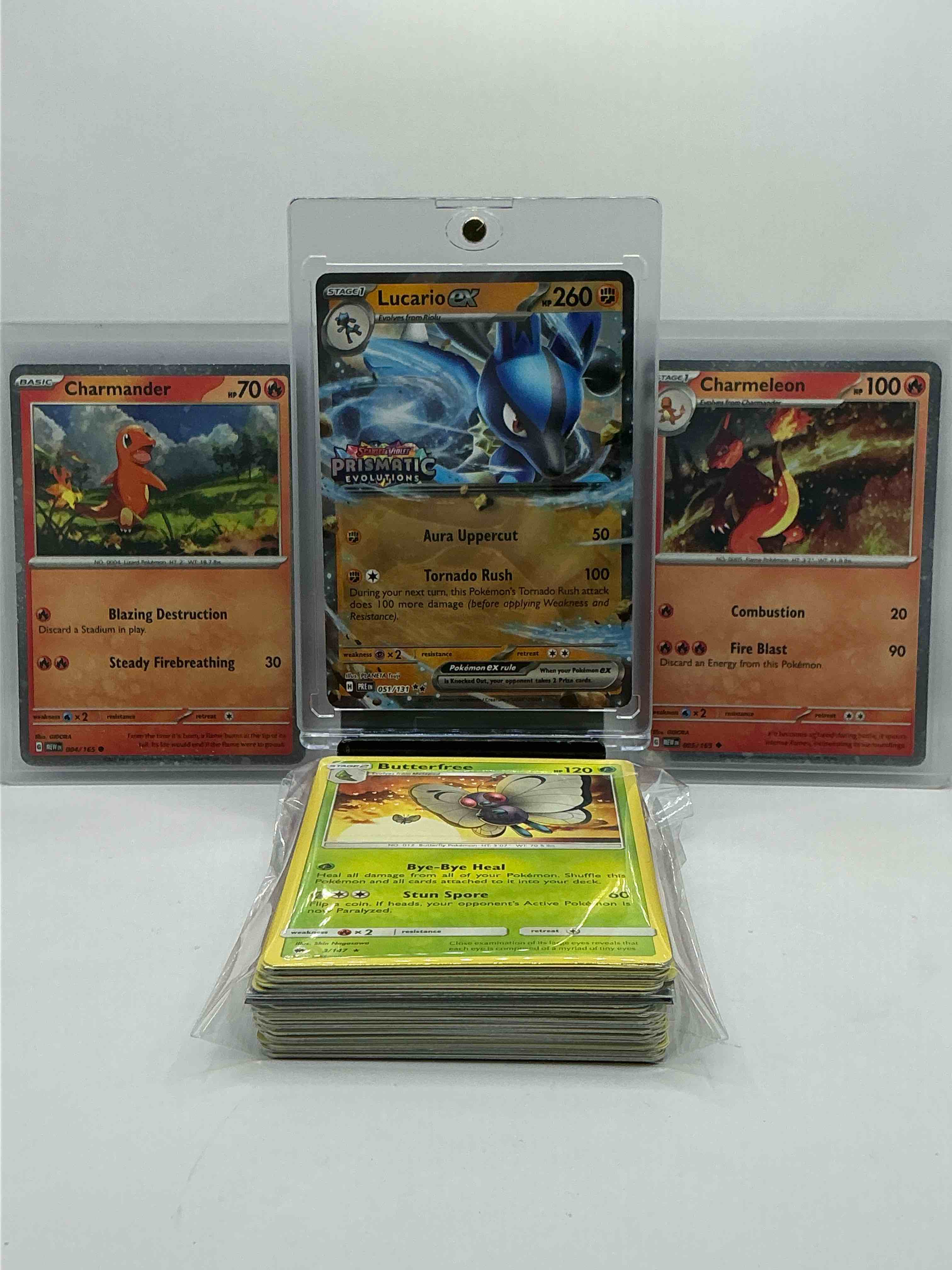 Lucario EX Holo, Charmeleon & Charmander! 50 Card Pokémon, Perfect Time To Start Collecting! Holos, Commons & More, 50 Card Craizness!