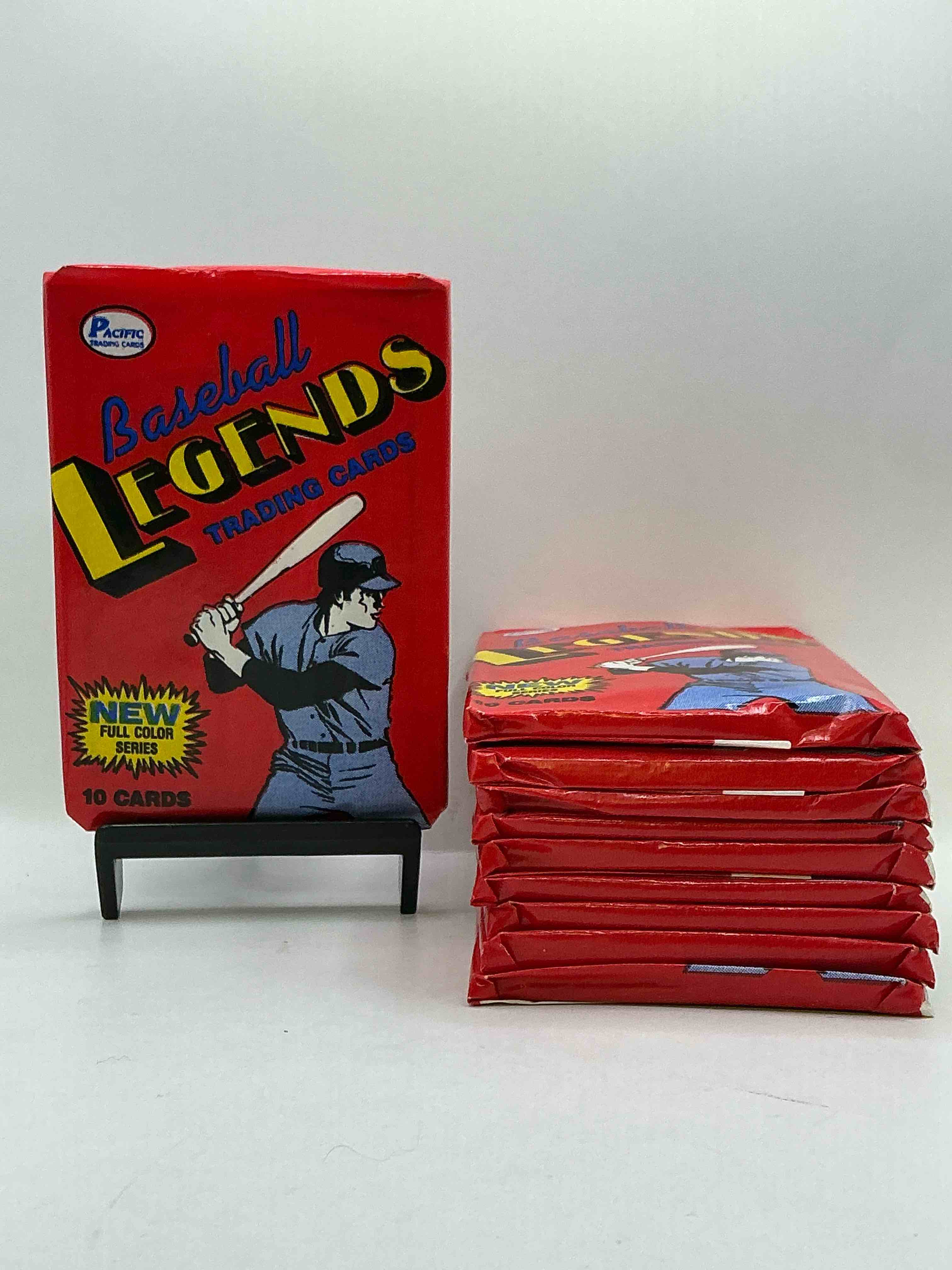 1988 pacific series 1 baseball cards! baseball legends 1988 10 card pack! direct from original box! look for legends from the baseball world! pacific trading card... search for crazy baseball stars!