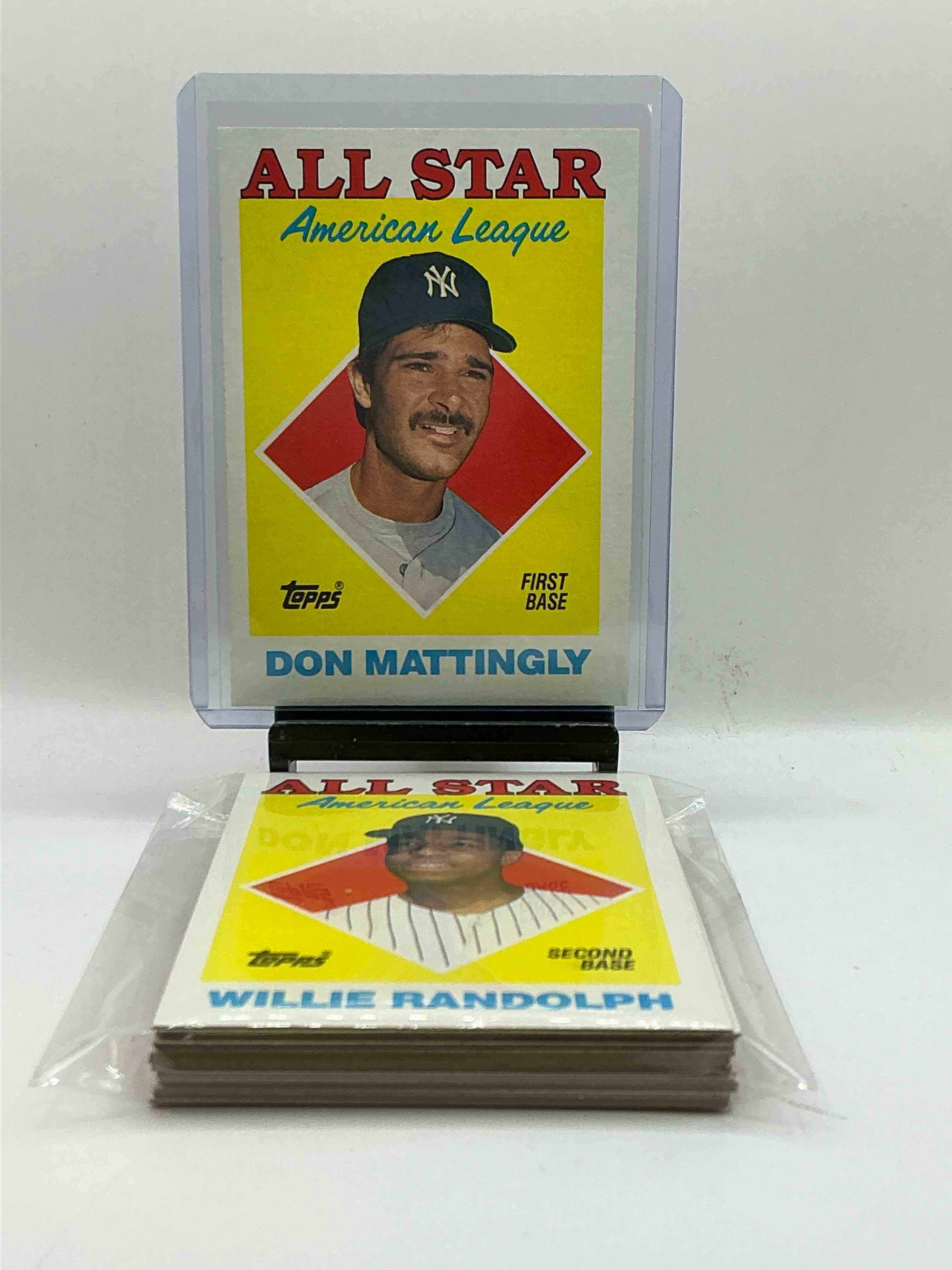 1988 Topps Baseball All Star Set! Insane Legends! 22 Card All Stars From 1987! Don Mattingly, Roger Clemens, Kirby Puckett, Tony Gwynn, Ozzie Smith & More!