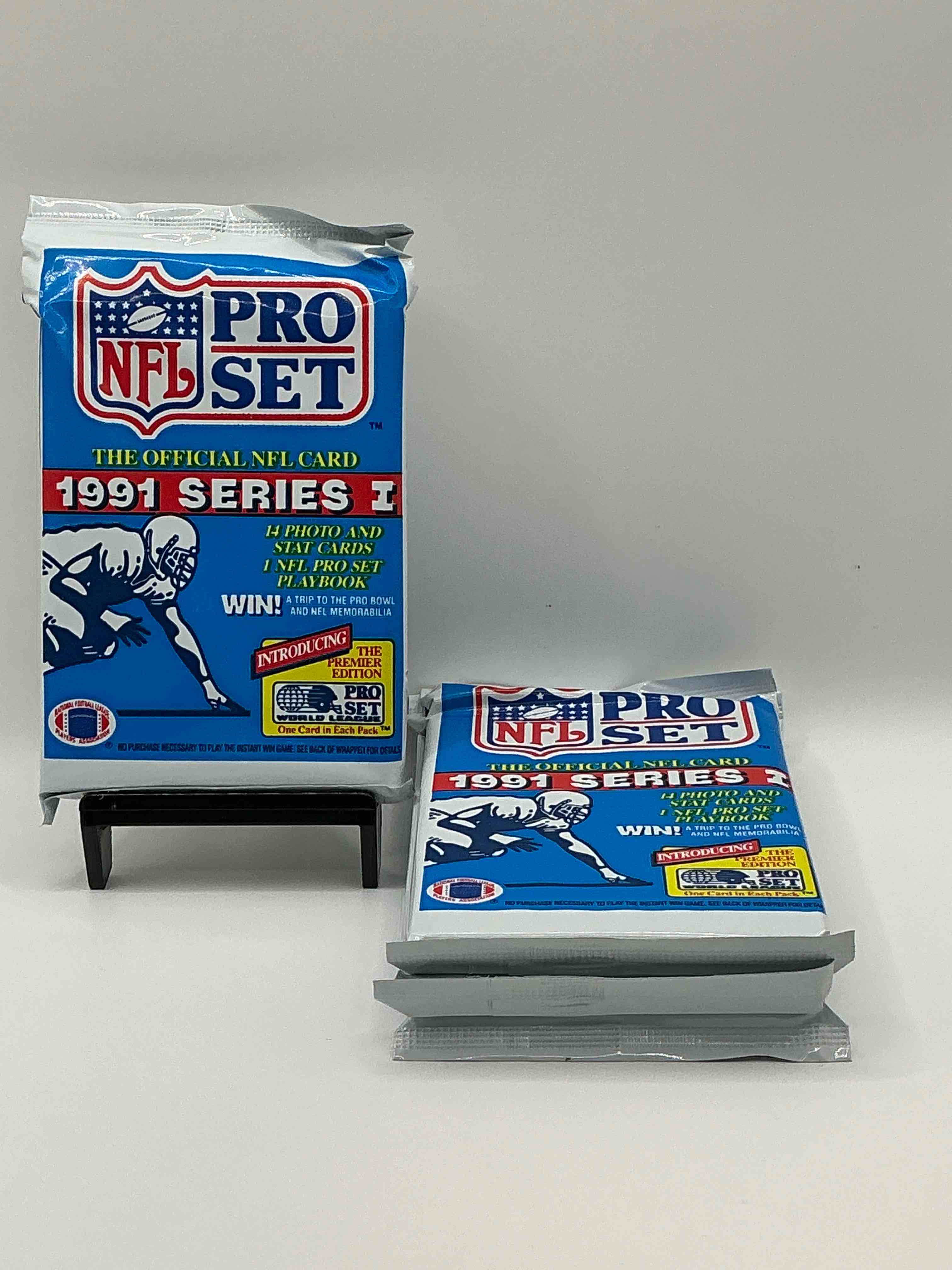 Wow! 1991 Pro Set Football Sealed Card Pack, Direct From Original Retail Case! Highly Sought After By Collectors As This Year Is Loaded With High Profile Cards! Search For Cards From Barry Sanders, Deion Sanders, Troy Aikman, Michael Irvin & Much More! Getting Hard To Find!