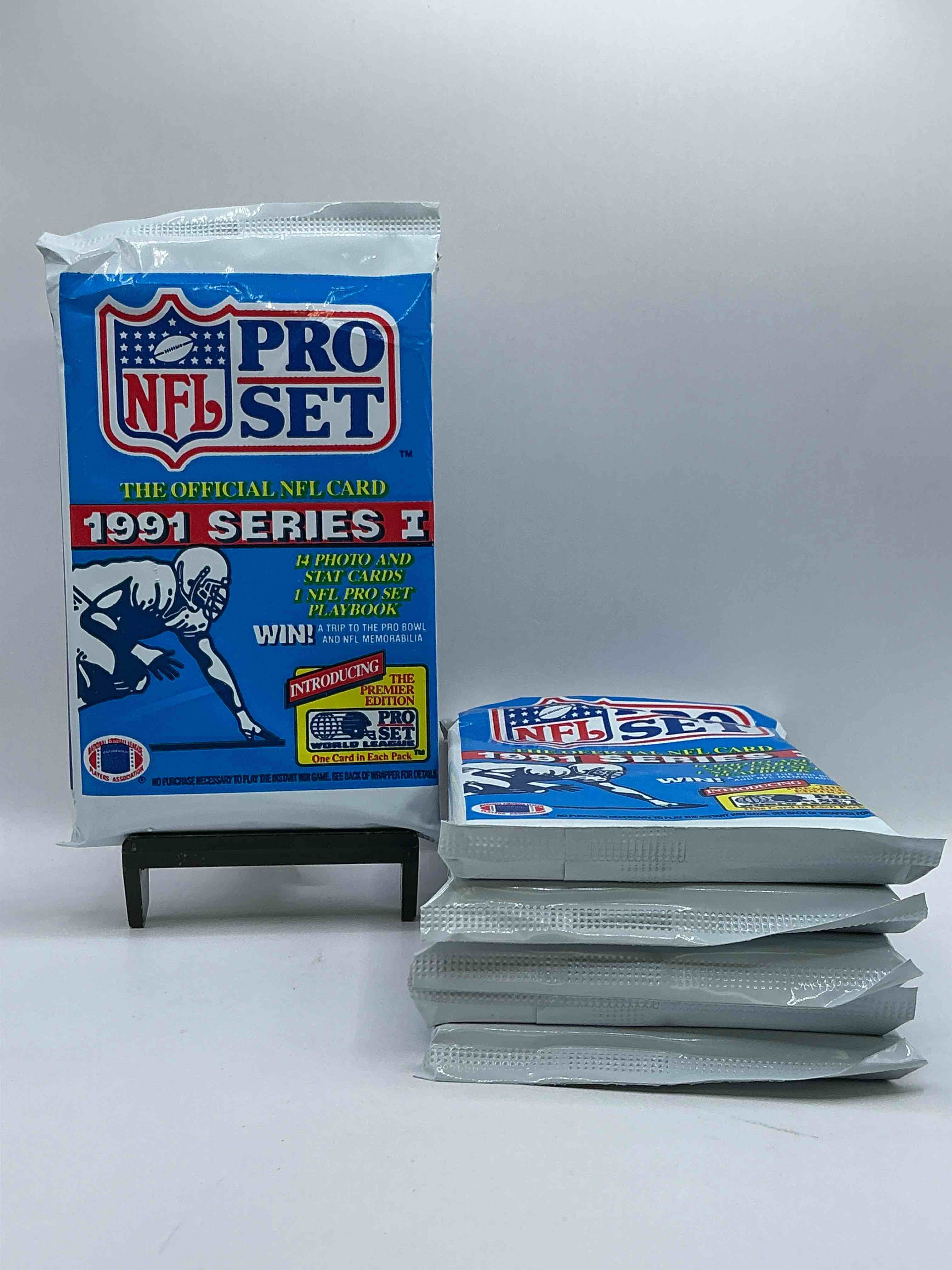 Wow! 1991 Pro Set Football Sealed Card Pack, Direct From Original Retail Case!Highly Sought After By Collectors As This Year Is Loaded With High Profile Cards!Search For Cards From Barry Sanders, Deion Sanders, Troy Aikman, Michael Irvin & Much More! Getting Hard To Find!