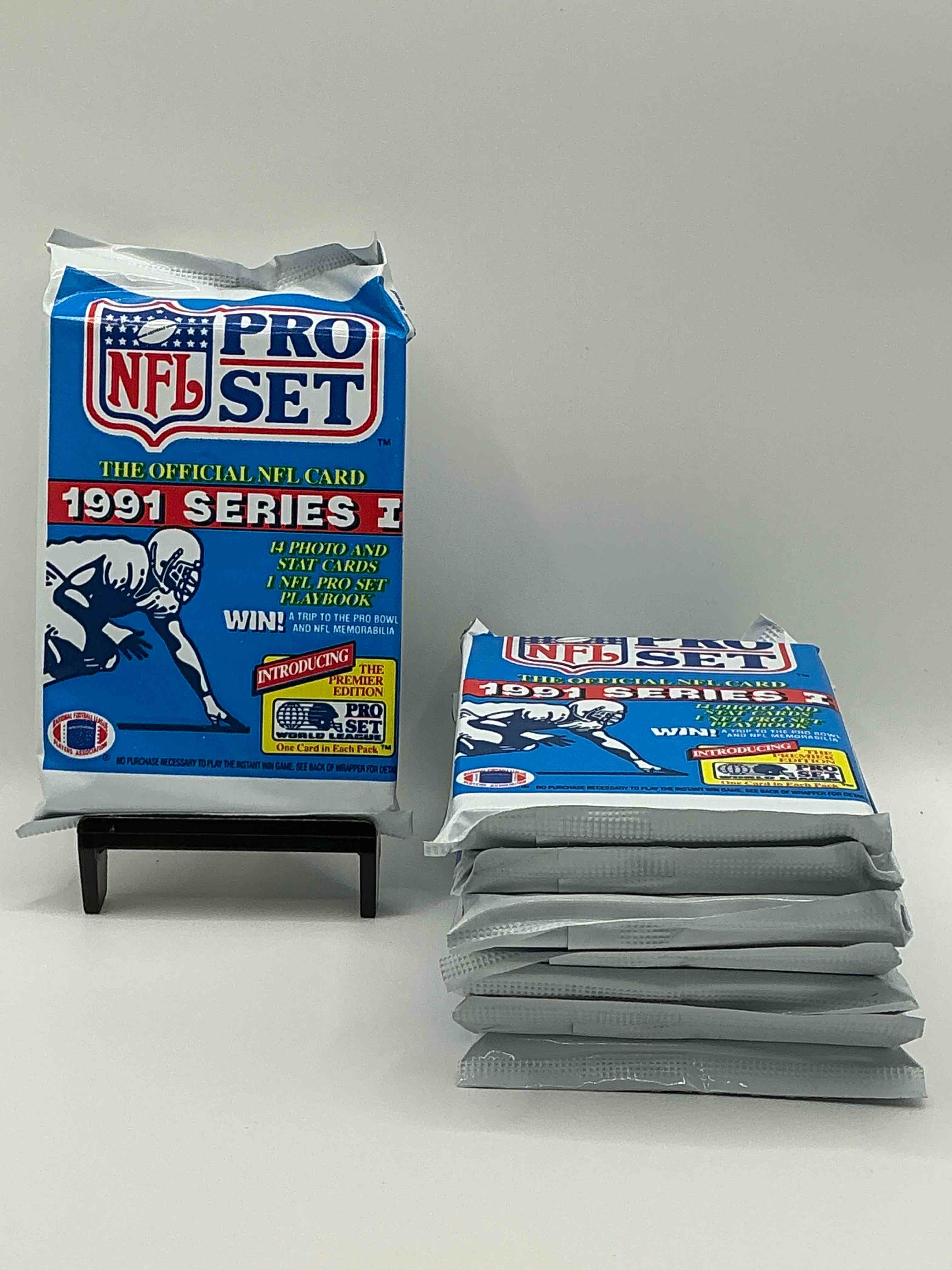 Wow! 1991 Pro Set Football Sealed Card Pack, Direct From Original Retail Case!Highly Sought After By Collectors As This Year Is Loaded With High Profile Cards!Search For Cards From Barry Sanders, Deion Sanders, Troy Aikman, Michael Irvin & Much More! Getting Hard To Find!