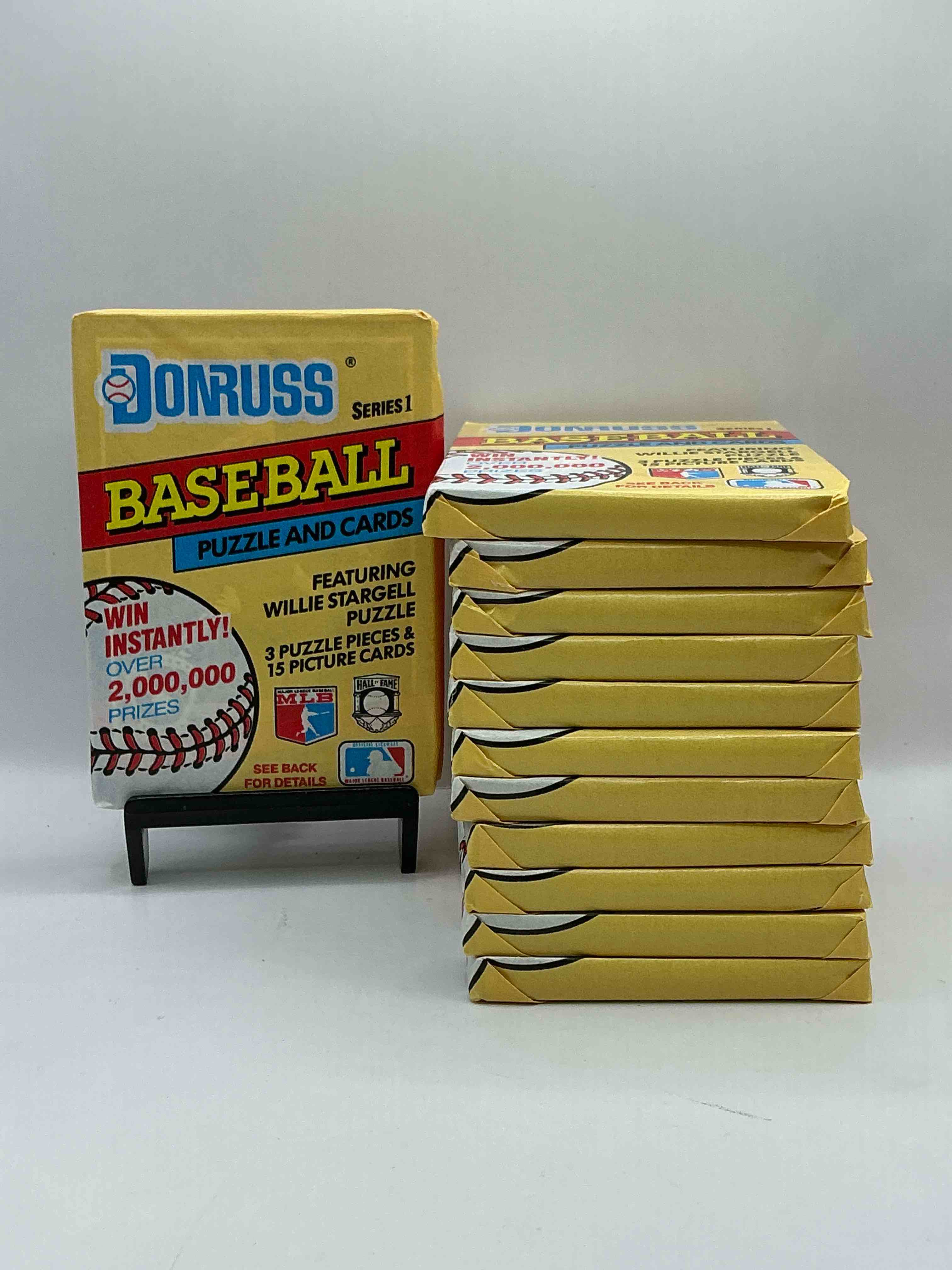 Wow! 1991 Donruss Series 1 Unopened Baseball Card Wax Packs! Direct From Original Box! Search For Valuable Ken Griffey Jr. Sports Trading Cards!
