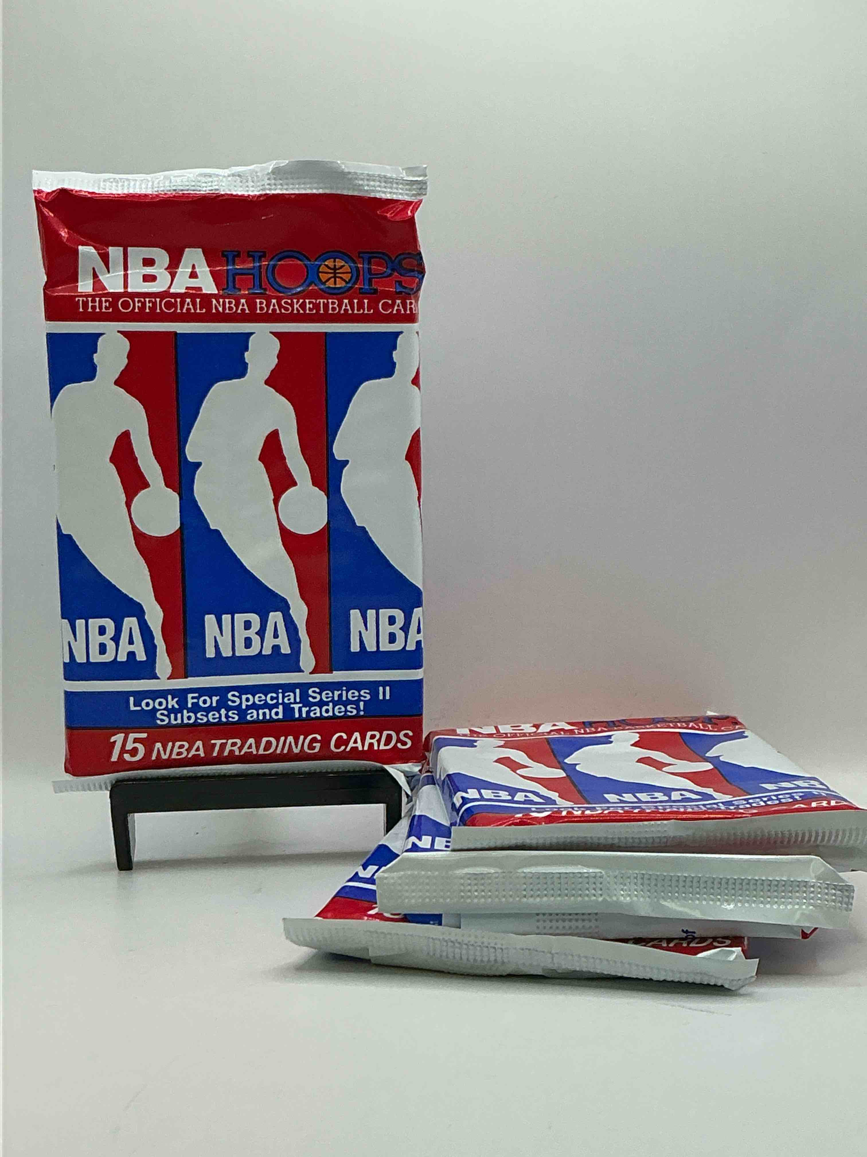Michael Jordan?! Wow, Vintage 1990/91 NBA Hoops RARE Red Series Two Sealed Sports Card & Collectible Pack, Direct From Original Factory Sealed Retail Case!Series 2 Extremely Hard To Find & Includes Sought After Subsets! Look For Many Valuable Cards Such As Michael Jordan #65 (PSA 10 Value $225) & So Much More!