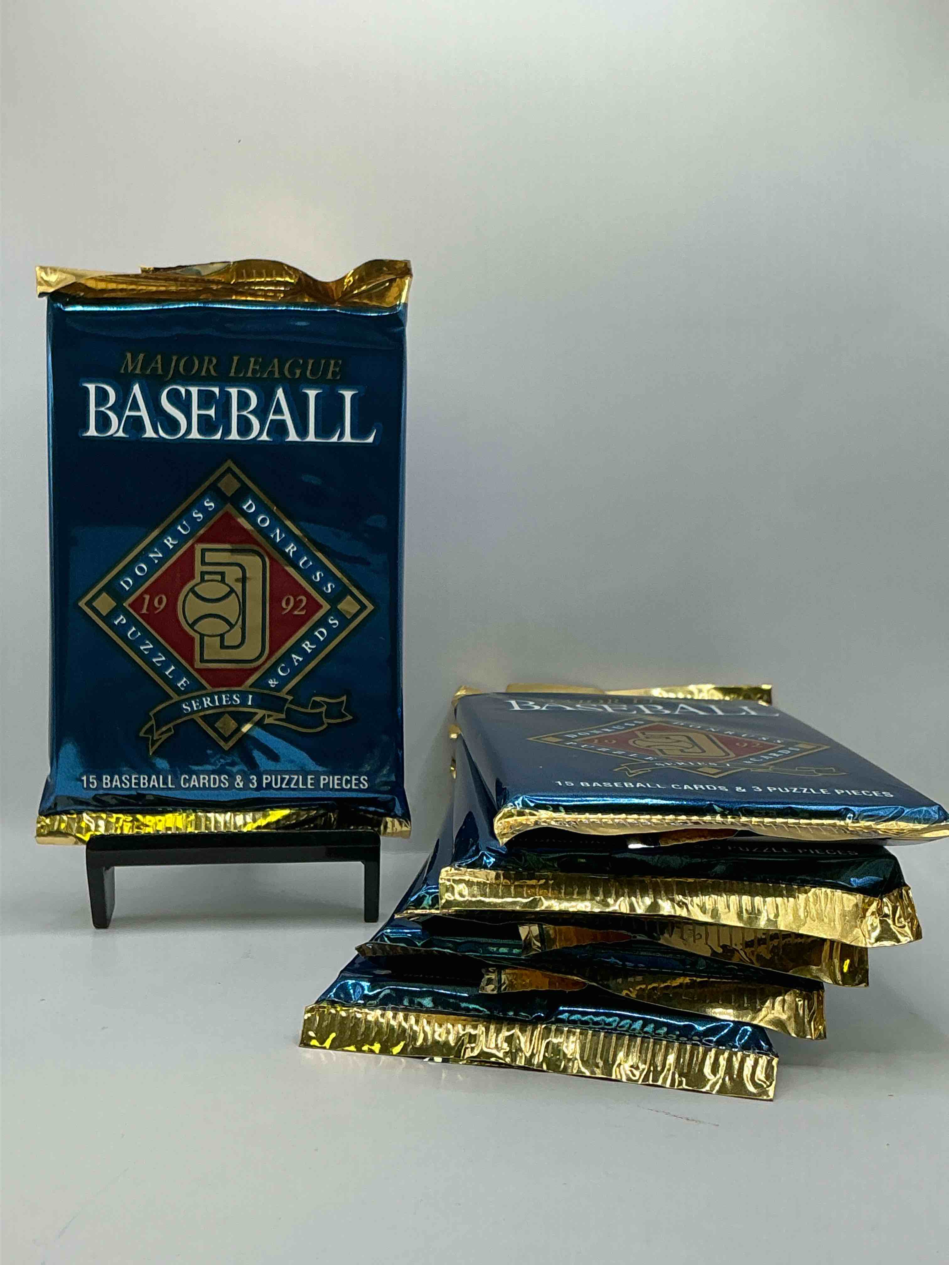 1992 Donruss Basebal Series Unopened Sealed Sports Card Pack, Direct From Original Sealed Retail Case! Search for Valuable Cards From Ricky Henderson & Noian Ryan & So Much Morel also, Search For 1 of 5000 Personally Autographed Cal Ripken Jr. Cards Randomly Inserted!