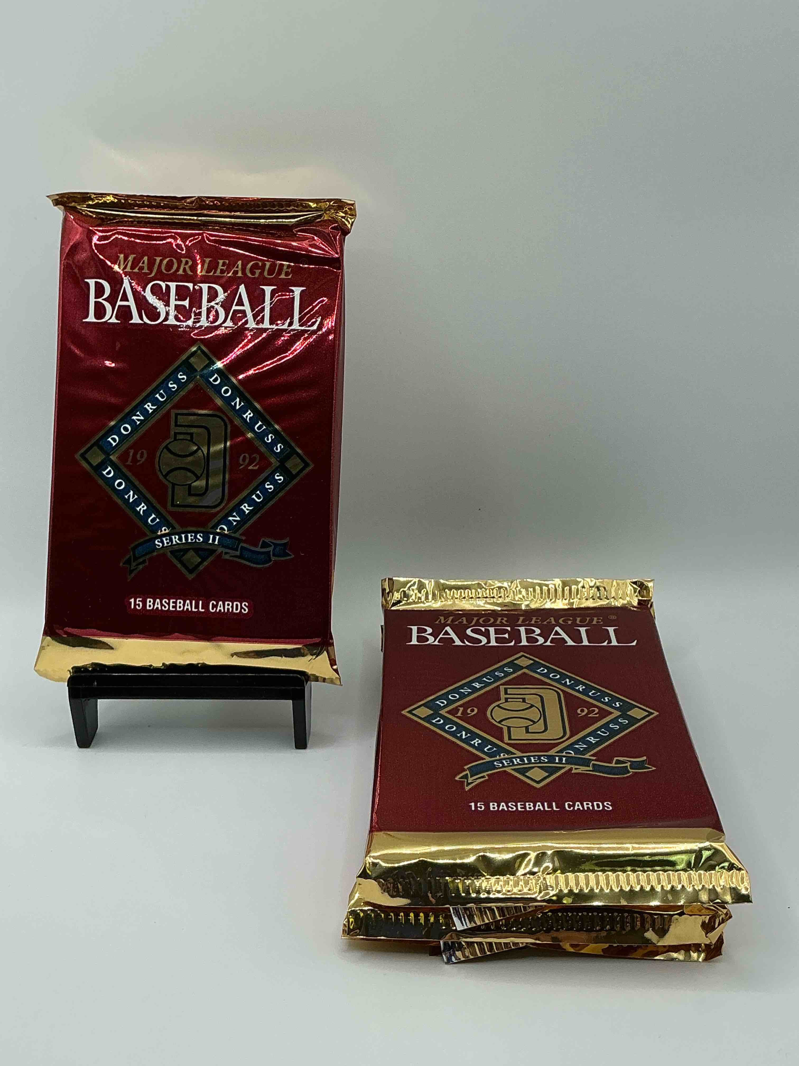 1992 Donruss Basebal Series 2 Unopened Sealed Sports Card Packs, Direct From Original Sealed Retail Case! Search for Valuable Cards From Ricky Henderson & Noian Ryan & So Much Morel also, Search For 1 of 5000 Personally Autographed Cal Ripken Jr. Cards Randomly Inserted!