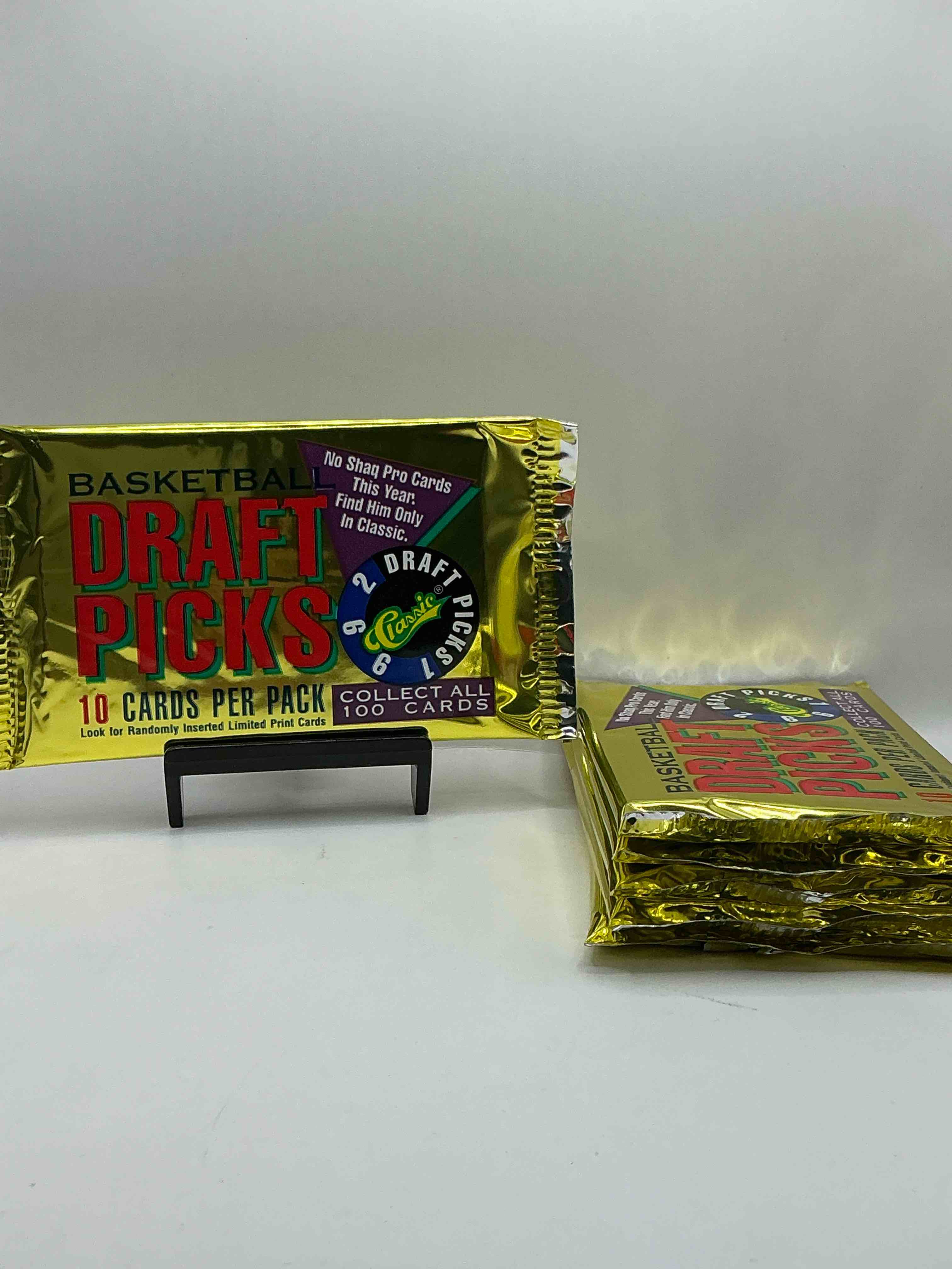 SHAQ!? 1992 Rarity! 1992 Classic Draft Picks Basketball Sealed Card Pack, Direct From Sealed Original Retail Case! This Is The Place To Search For Some Of The Earliest Shaquille O'Neal Cards! Also Search For Randomly Inserted Limited Edition Cards! You May Never See This Again, Super Rare!