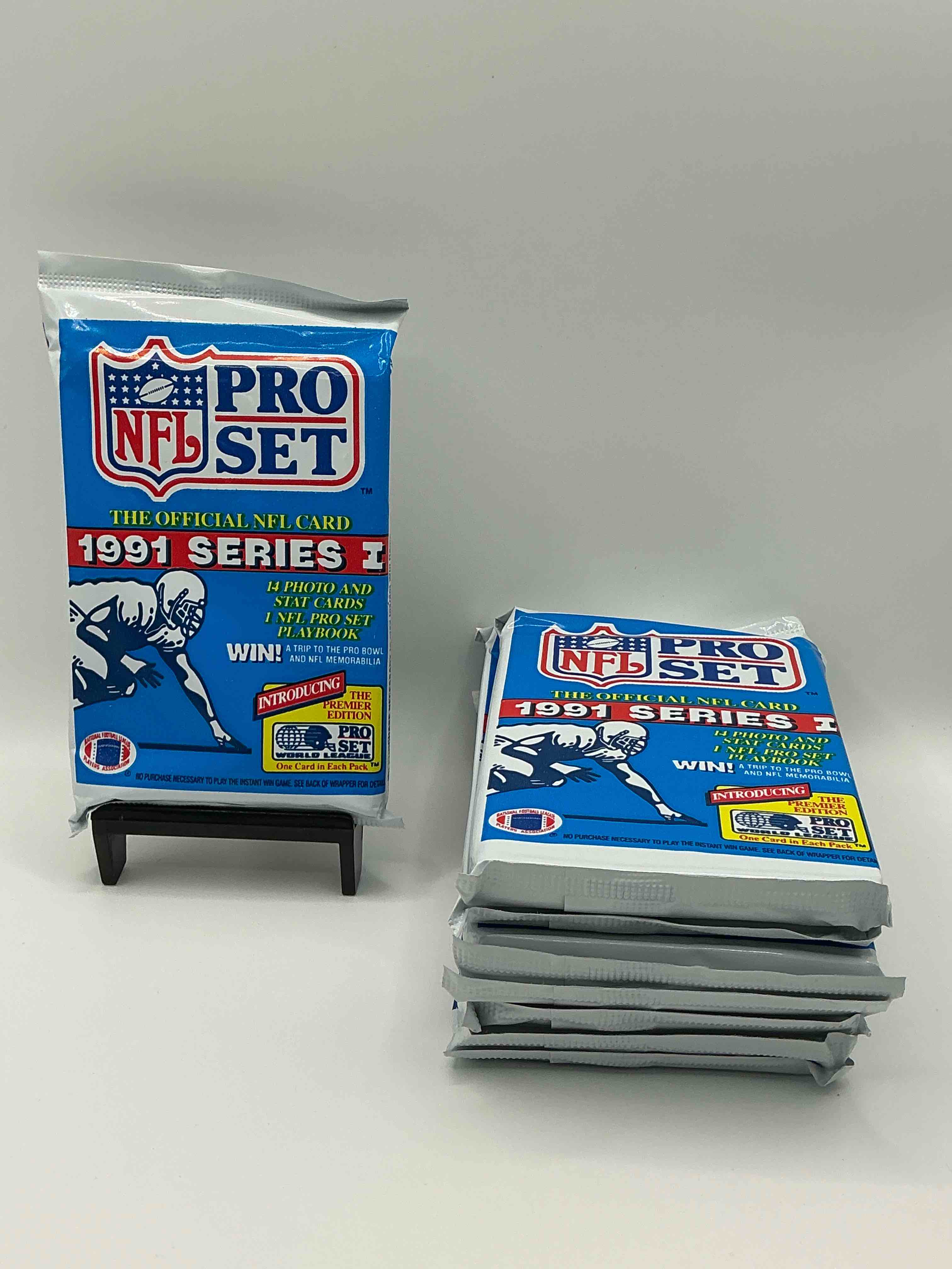 Wow! 1991 Pro Set Football Sealed Card Pack, Direct From Original Retail Case!Highly Sought After By Collectors As This Year Is Loaded With High Profile Cards!Search For Cards From Barry Sanders, Deion Sanders, Troy Aikman, Michael Irvin & Much More! Getting Hard To Find!