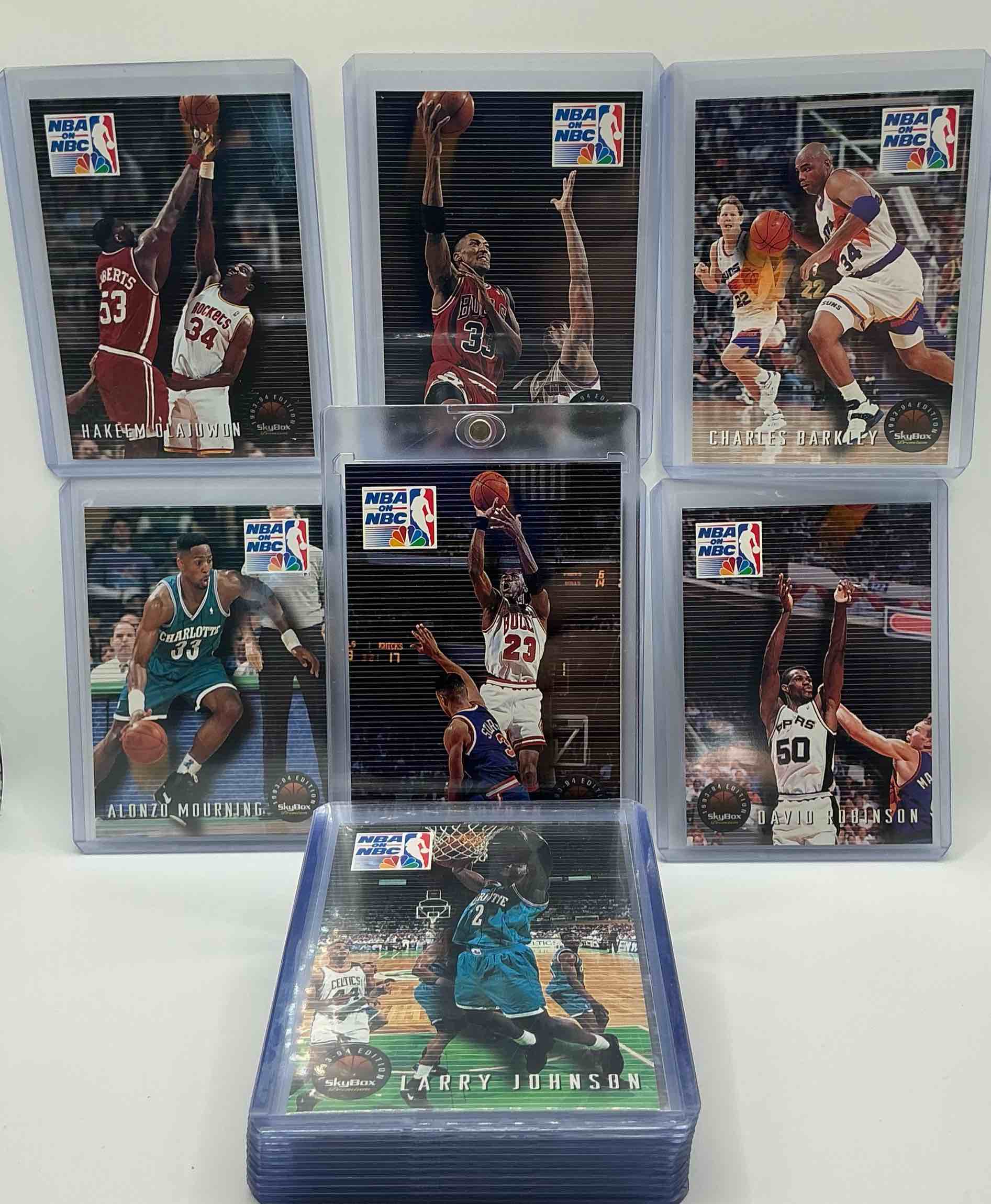 1993 NBA SkyBox “NBA On NBC” Complete Subset! Collect Some Of The Best Players From The 90’s Including Michael Jordan, Charles Barkley, David Robinson, Alonso Mourning & More! 