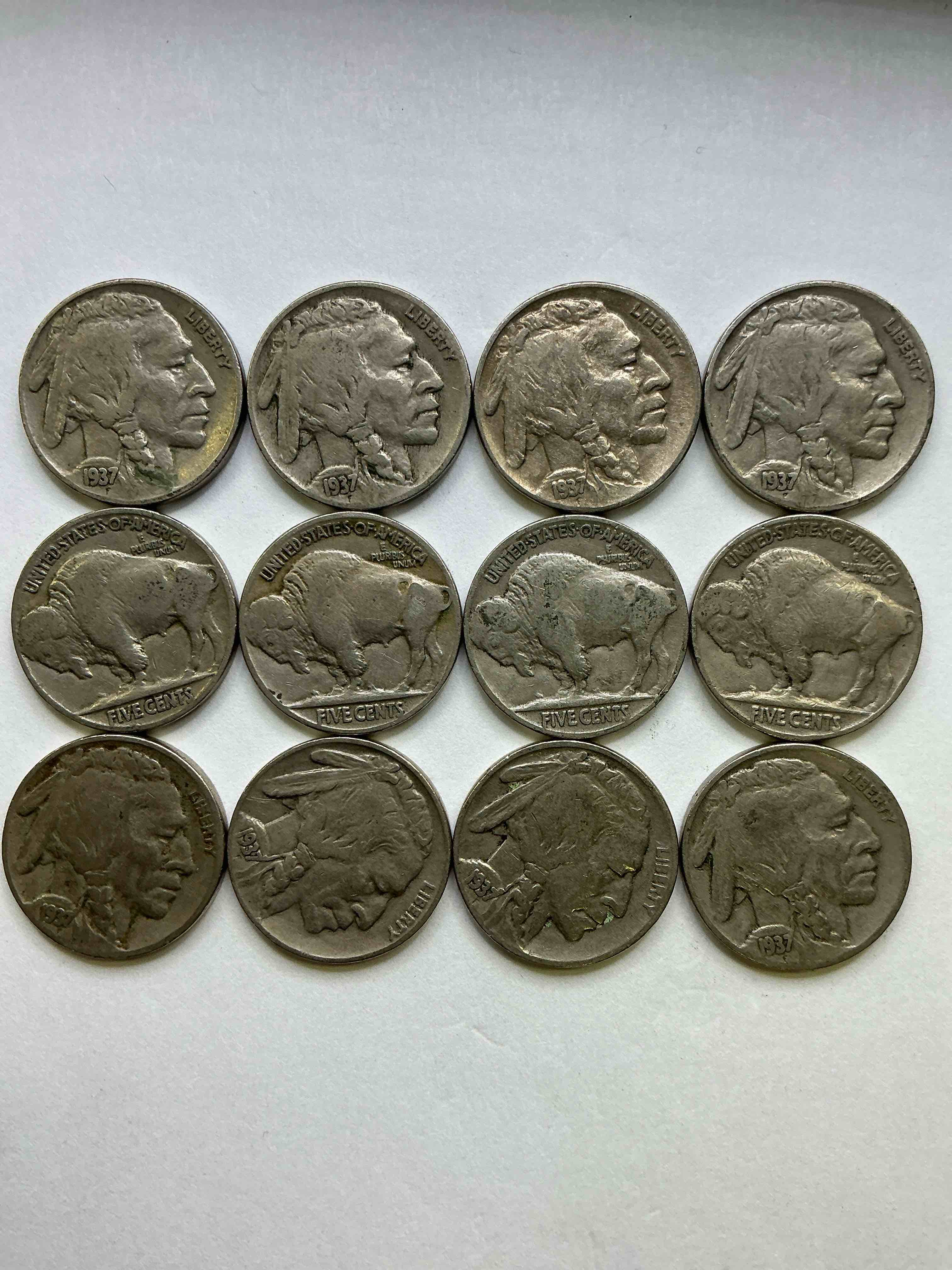 Historic Buffalo Nickels! Indian Head Buffalo Nickels Were Minted From 1913 To 1938 & Have Become A Favorite For Coin Collectors Around The World! Own Pieces Of American History With These Cool Indian Head Buffalo Nickels In Circulated Condition, Most With Visible Dates Which Is Very Rare For Buffalo Nickels!