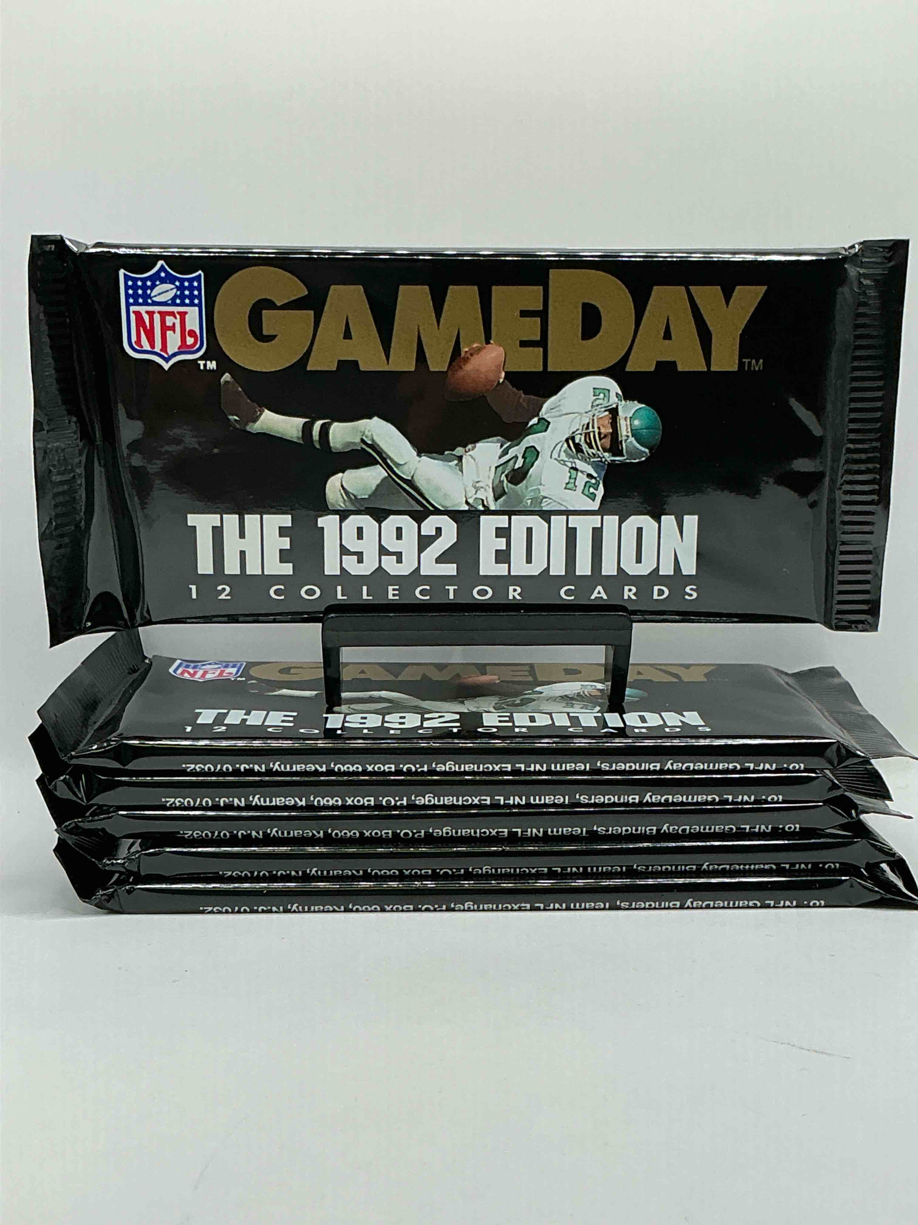 NFL Gameday 1992 Edition Football Packs! Possible Legends Inside! Search For Jerry Rice, Joe Montana, Derrick Thomas, Emmitt Smith & So Many More! Rare Oversized Card Packs!