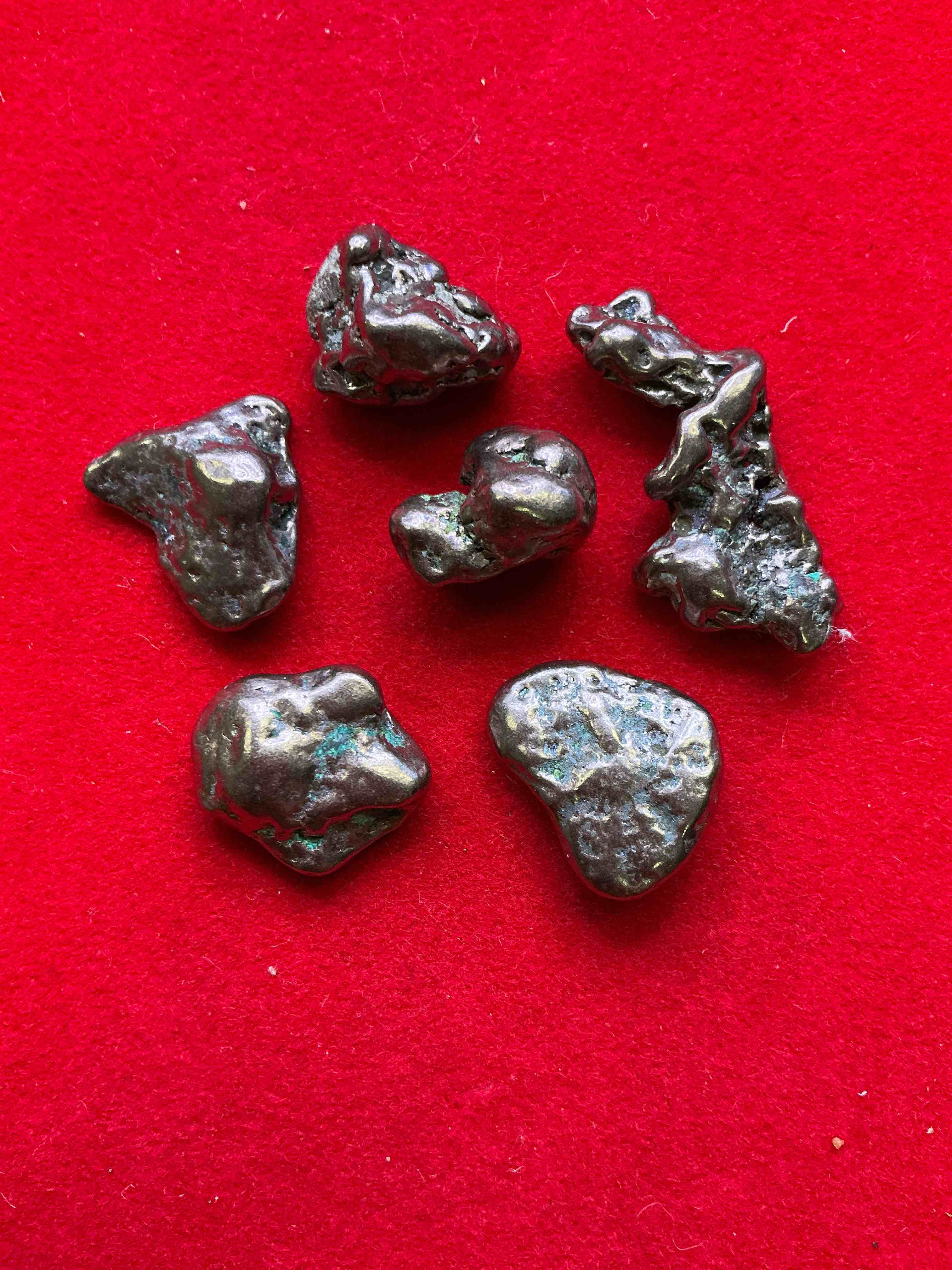 Copper Nuggets In Rare Form! Check Out These Rarely Seen Approximately .999 Copper Nuggets Direct From Prospecting In Copper Harbor, Michigan! Copper In Nugget Form Is Rarely Seen & Each Piece Is Completely Unique. A Great Investment In Fine U.S. Michigan Copper & Also Really Cool Conversation Pieces!