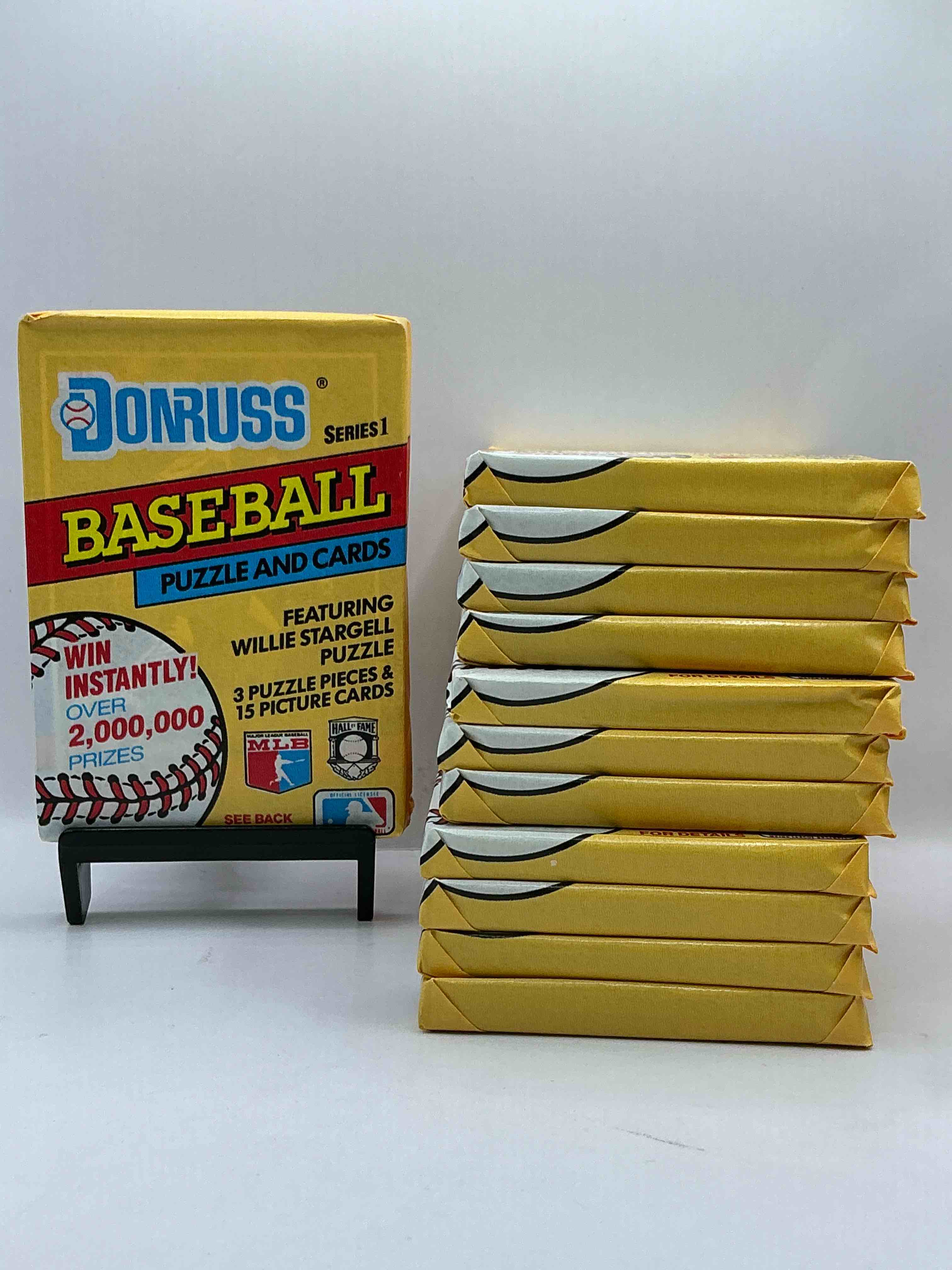Wow! 1991 Donruss Series 1 Unopened Baseball Card Wax Packs! Direct From Original Box! Search For Valuable Ken Griffey Jr. Sports Trading Cards!