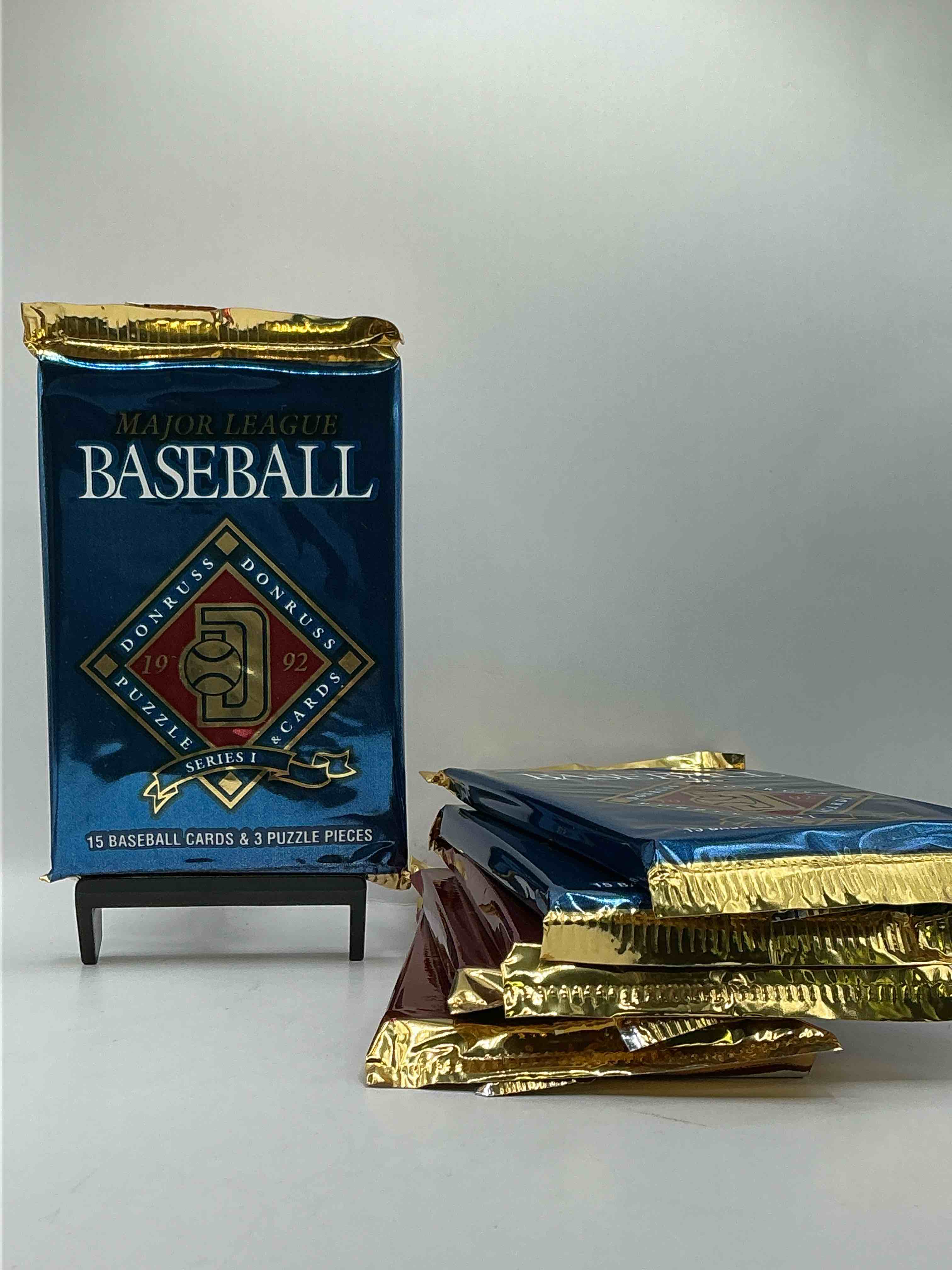 1992 Donruss Basebal Series 1 and 2 Unopened Sealed Sports Card Pack, Direct From Original Sealed Retail Case! Search for Valuable Cards From Ricky Henderson & Noian Ryan & So Much Morel also, Search For 1 of 5000 Personally Autographed Cal Ripken Jr. Cards Randomly Inserted!