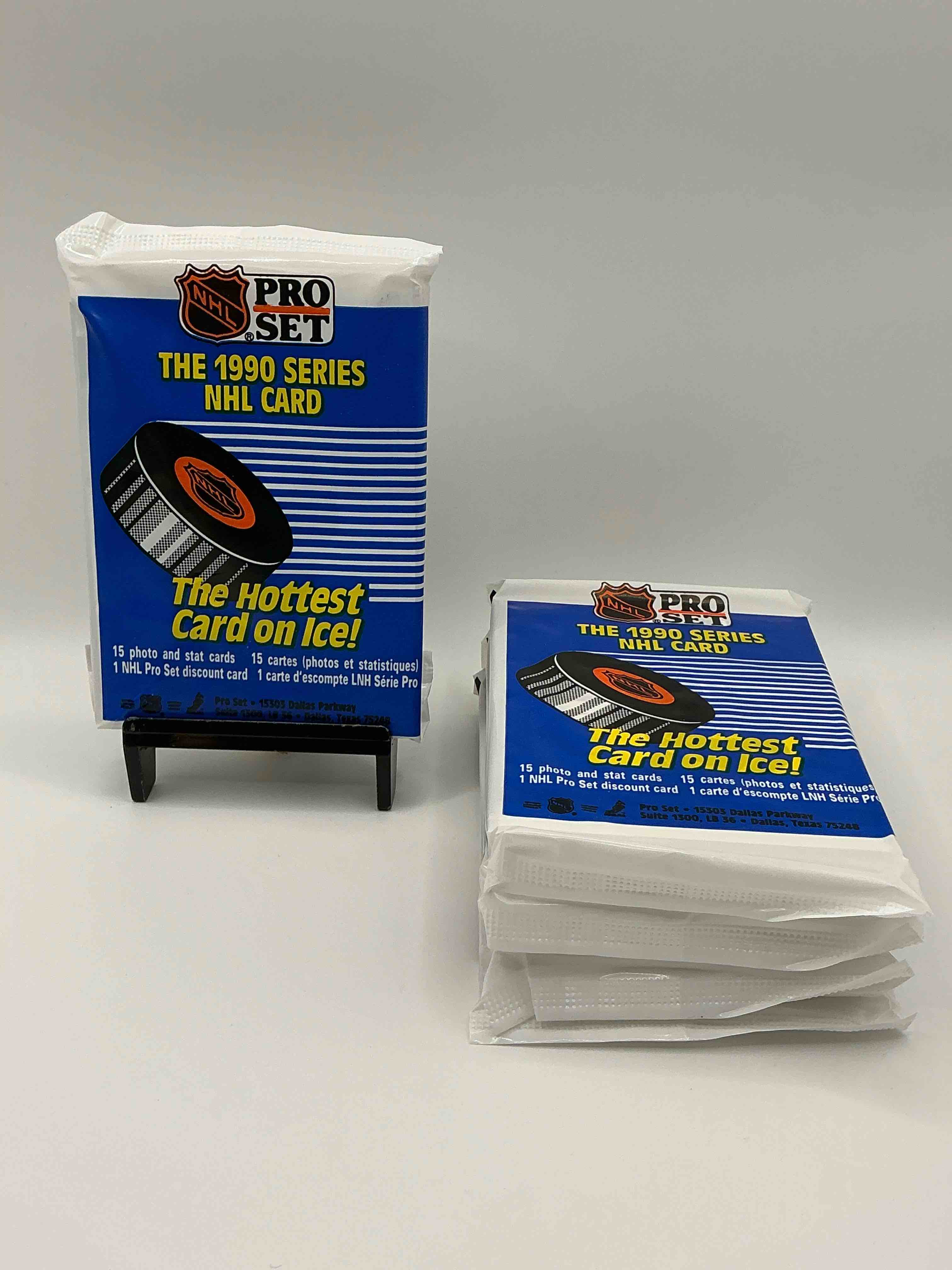 1990 NHL Pro Set Series “The Hottest Cards Of The Ice”! Look for Some Of You’re Favorite NHL Stars From The 90’s! 