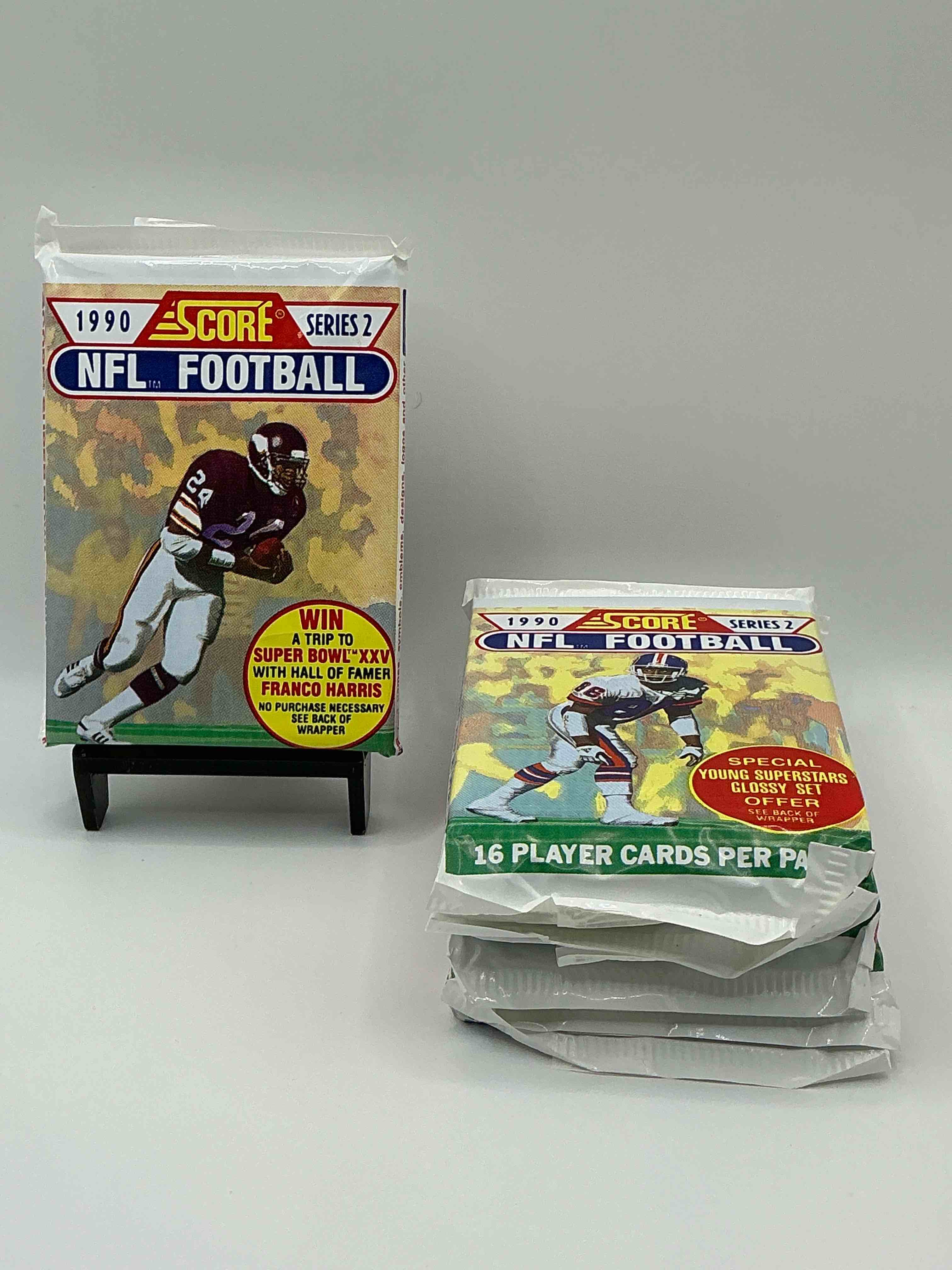 1990 Score Series 2 Football Sealed Packs! Direct From Original Retail Case! Search For Barry Sanders, Jerry Rice, Joe Montana & Other 80's Stars!