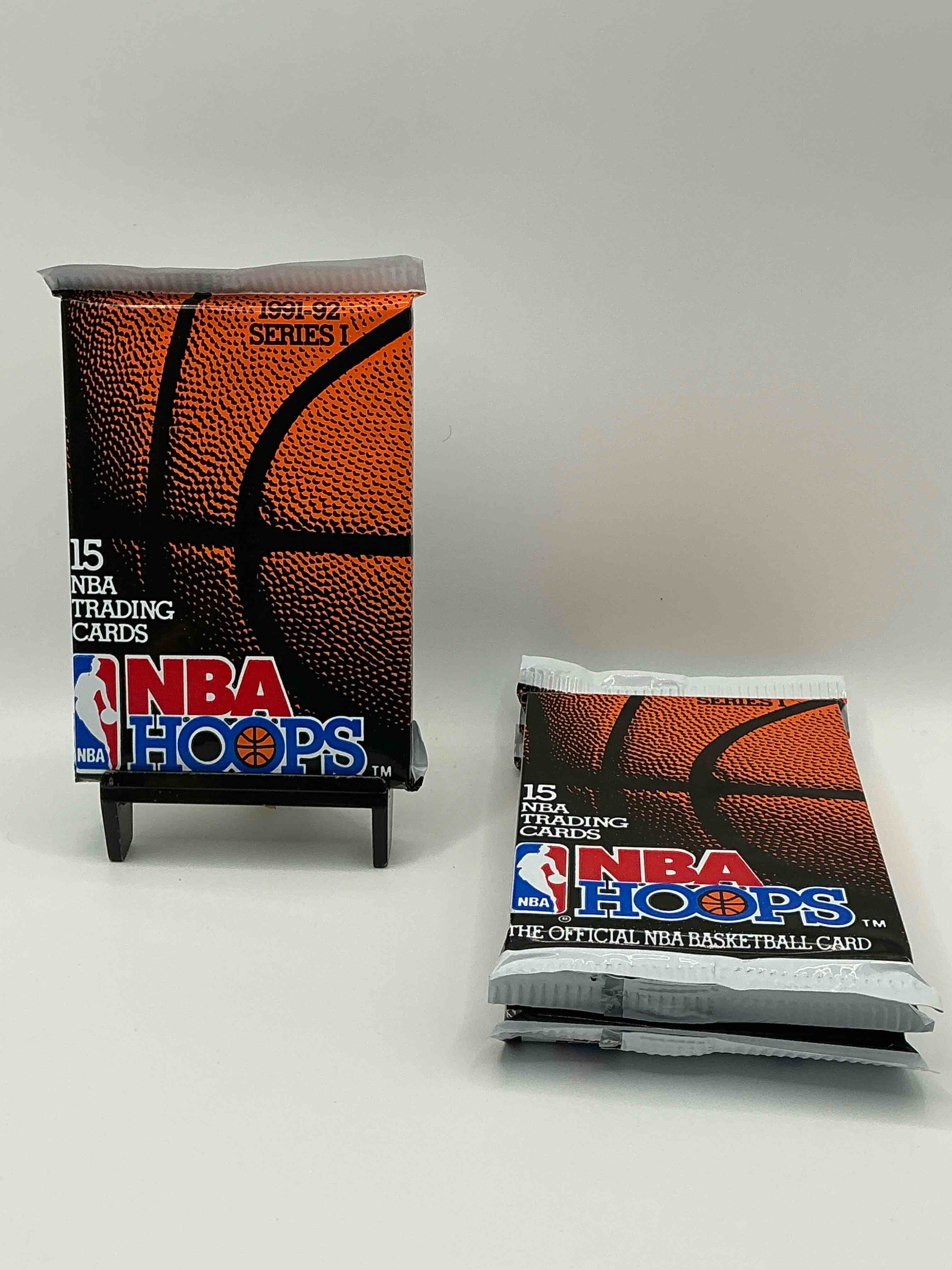 1991-92 NBA Hoops Series I Unopened Packs Direct From Original Box! These Packs Have Some Awesome Cards, Search For Incredible Jordan Cards! Also, The Randomly Packed Team USA Cards In Random Packs!