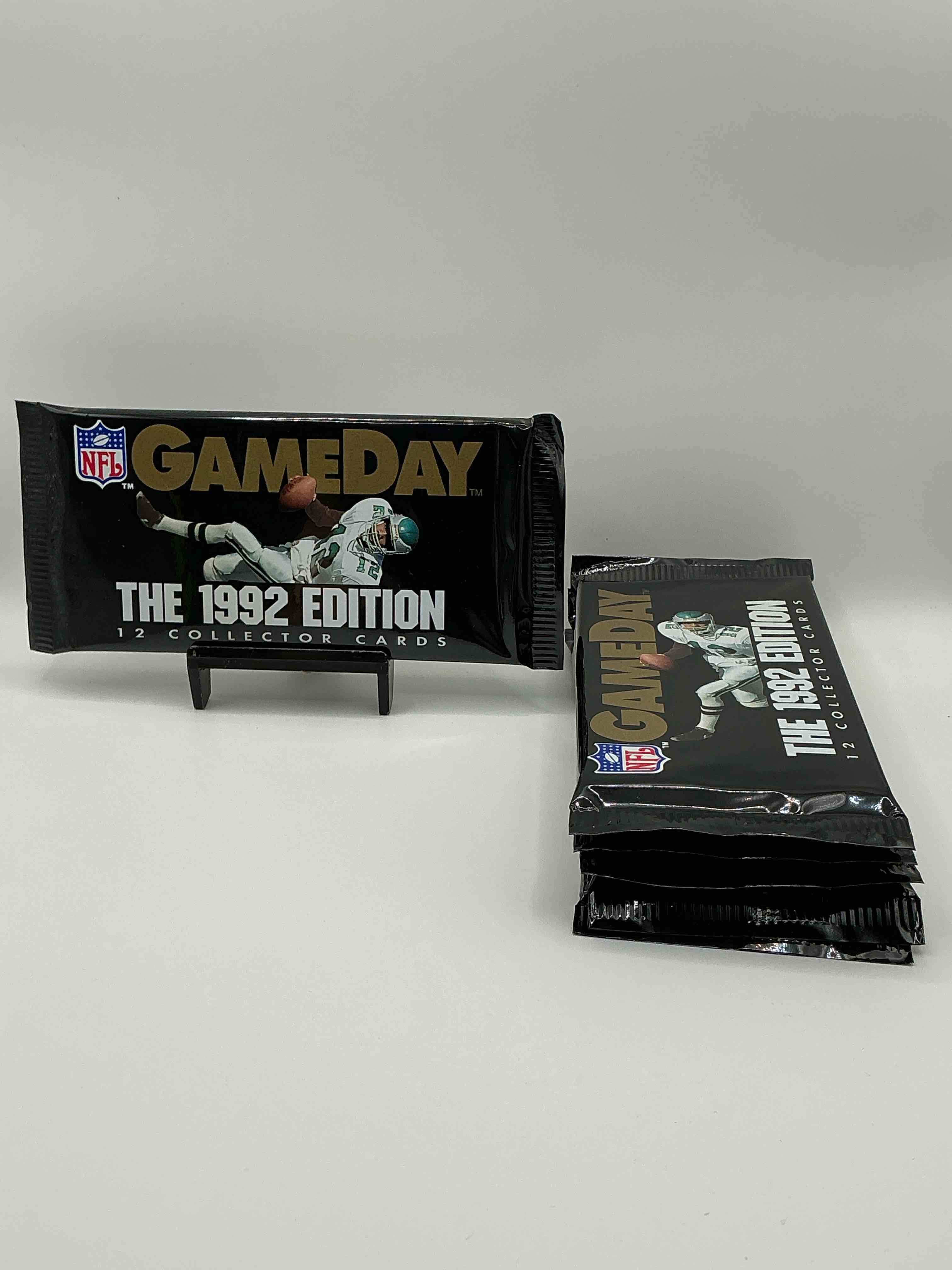 NFL Gameday 1992 Edition Football Packs! Possible Legends Inside! Search For Jerry Rice, Joe Montana, Derrick Thomas, Emmitt Smith & So Many More! Rare Oversized Card Packs!