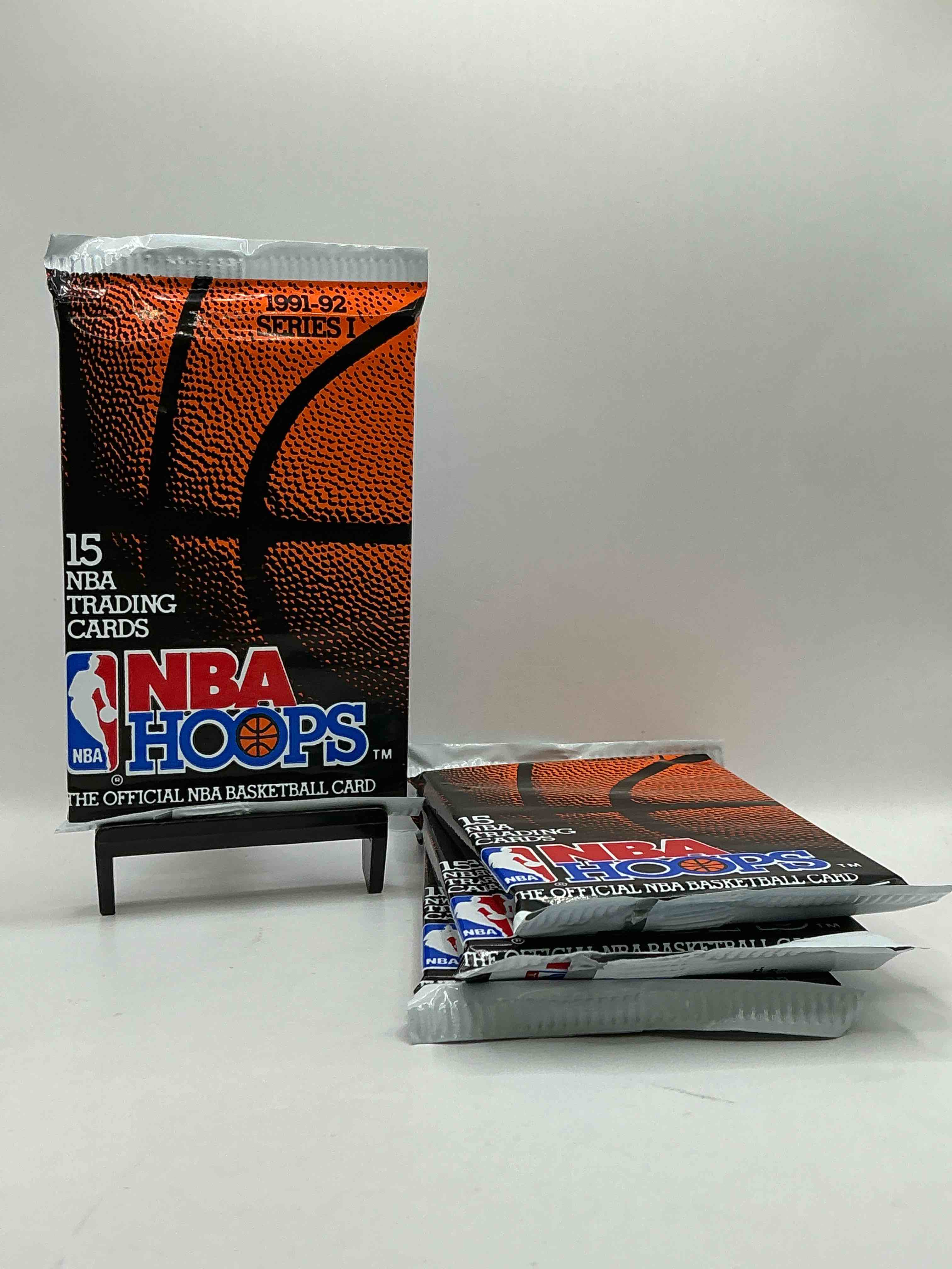 1991-92 NBA Hoops Series I Unopened Packs Direct From Original Box! These Packs Have Some Awesome Cards, Search For Incredible Jordan Cards! Also, The Randomly Packed Team USA Cards In Random Packs!