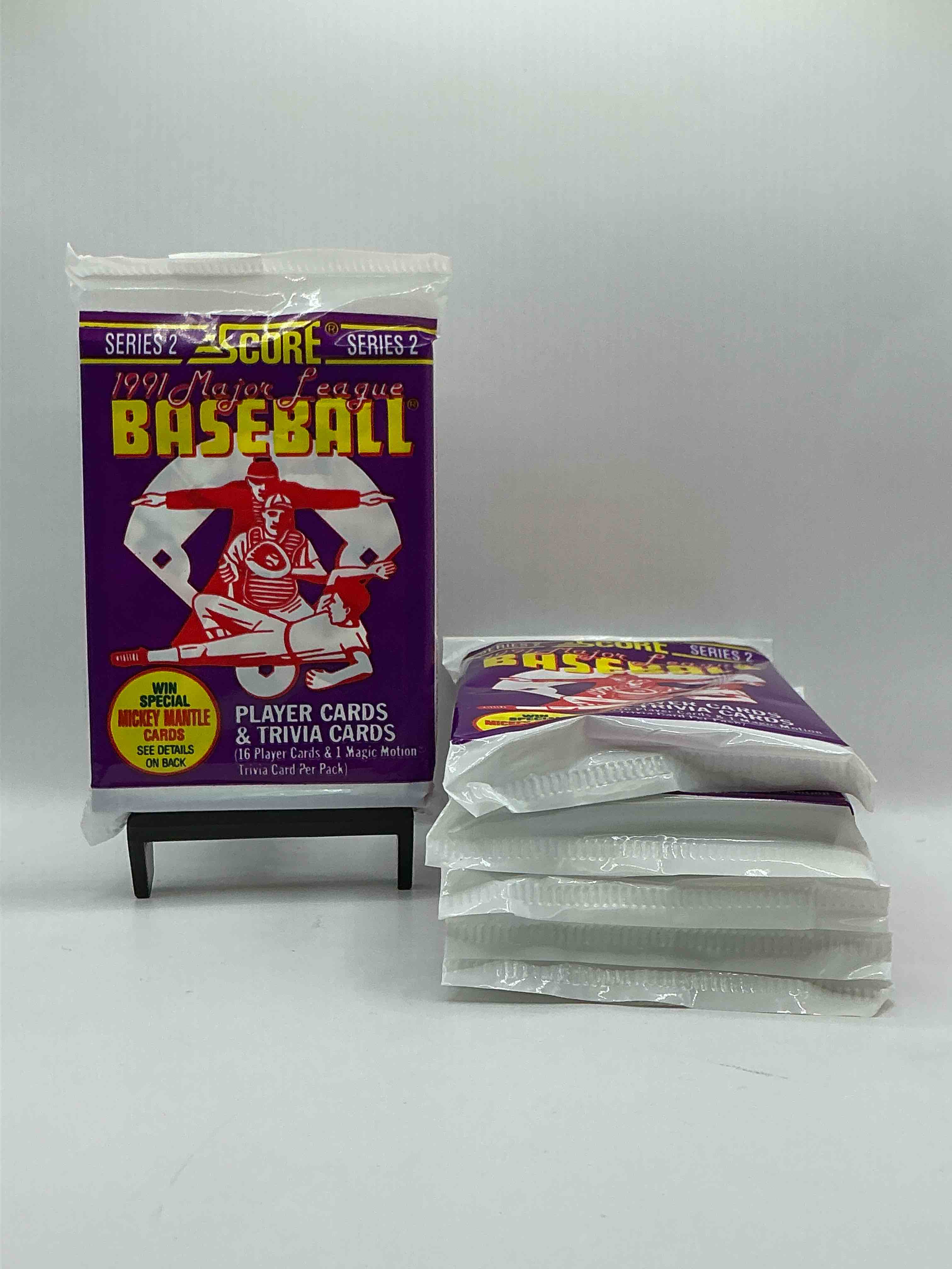 Signed Mickey Mantle? 1991 Score Baseball Unopened Packs! 2,493 Signed Mickey Mantle Cards From This Year Out There, Fetching Big Money If Pulled! Insanely Cool & Valuable Pocks With Stars & Rookies!