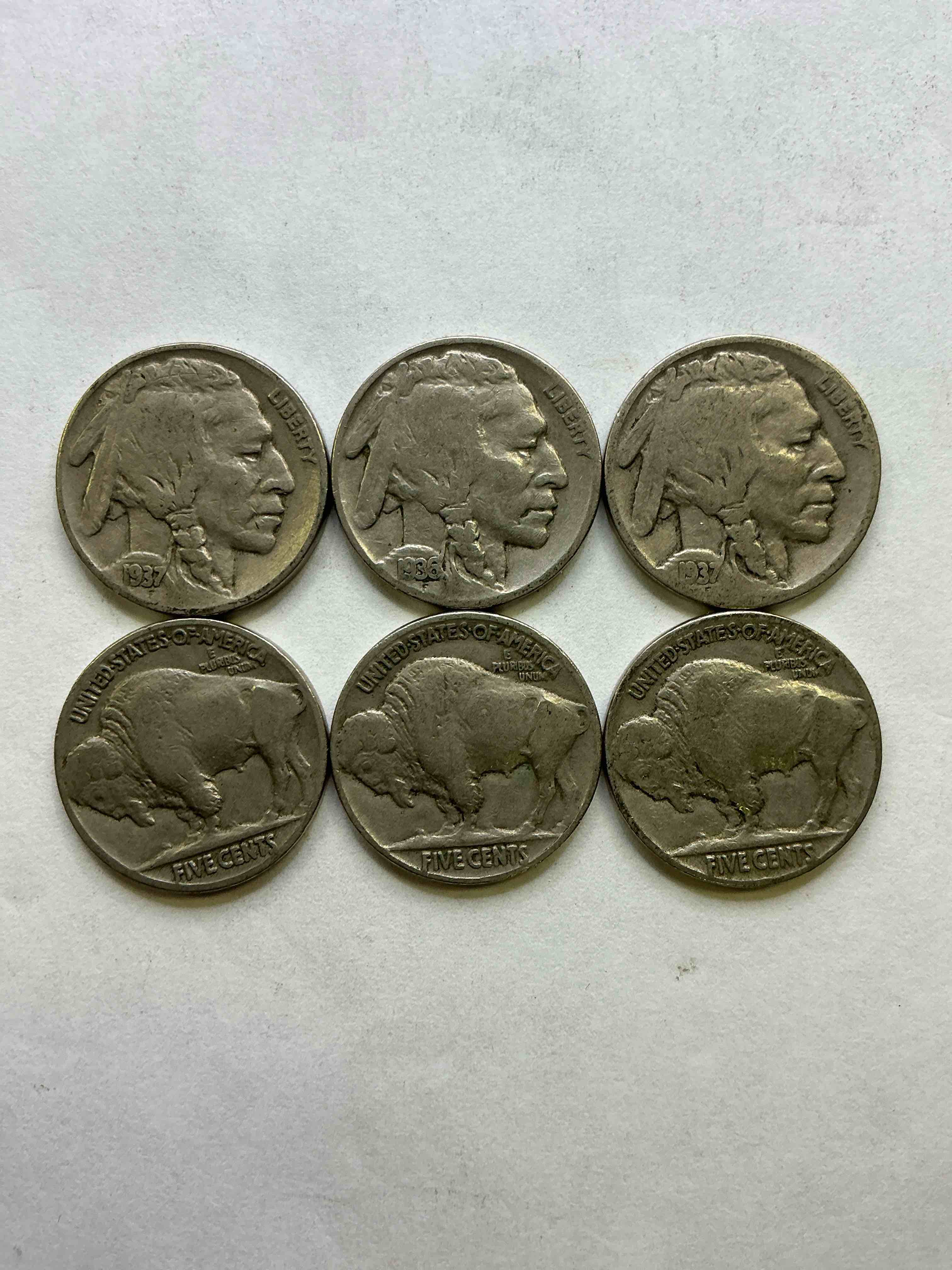 Historic Buffalo Nickels! Indian Head Buffalo Nickels Were Minted From 1913 To 1938 & Have Become A Favorite For Coin Collectors Around The World! Own Pieces Of American History With These Cool Indian Head Buffalo Nickels In Circulated Condition, Most With Visible Dates Which Is Very Rare For Buffalo Nickels!