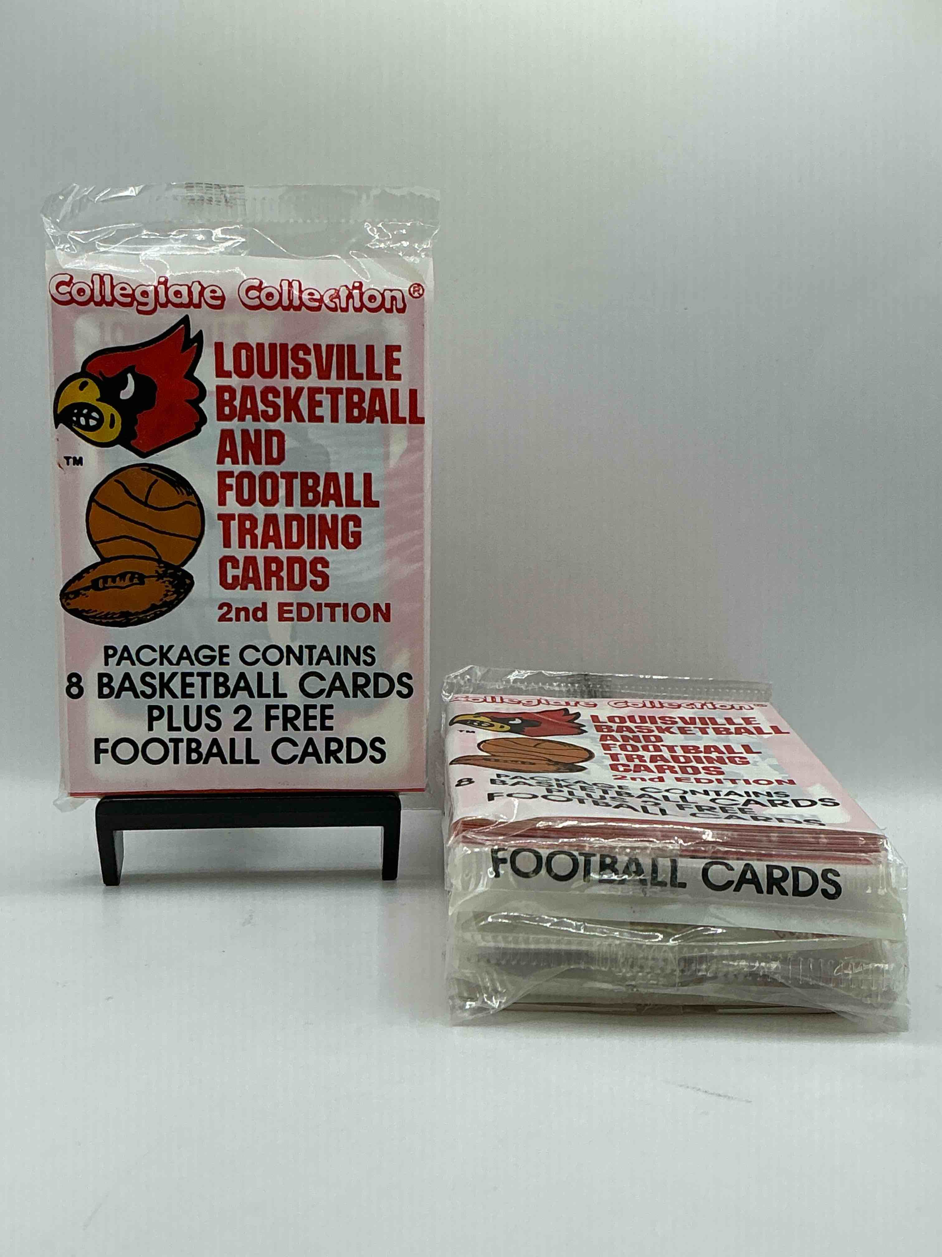 Louisville Cardinals Collegiate Collection Basketball & Football Card Packs! 10 Cards Per Pack! Search For Legends! Pervis Ellison, Darrell Griffith & So Many More! Cards Fans Rejoice!