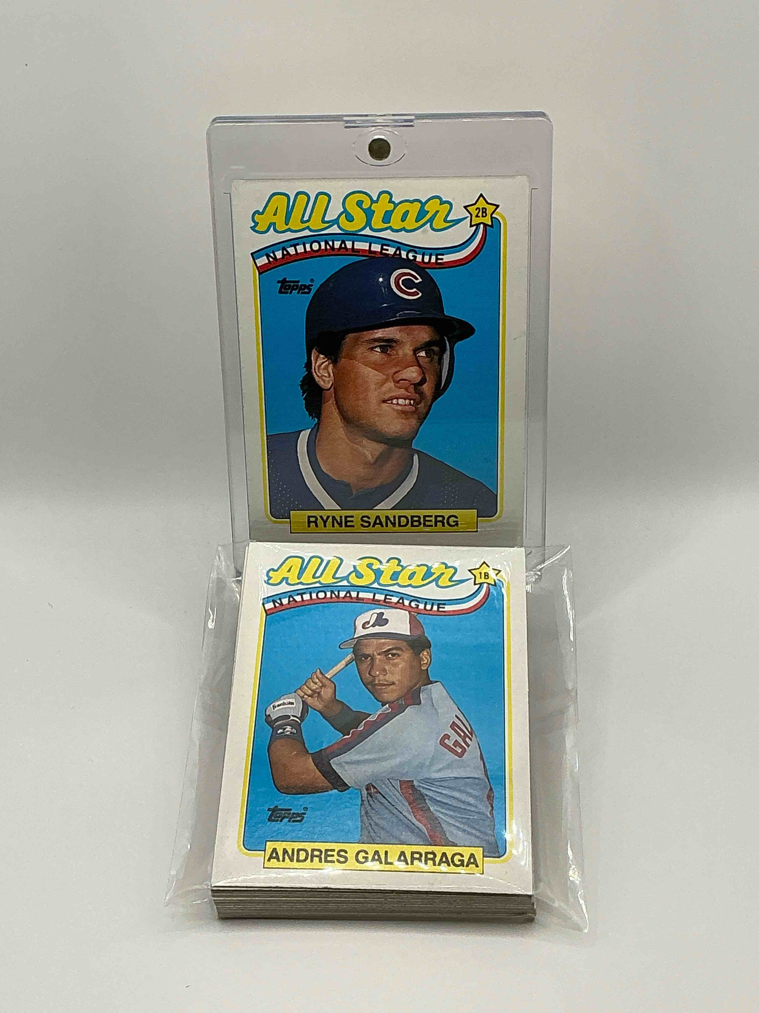 1989 Topps MLB All Stor Cards Full Set! Jose Conseco, Don Mattingly, Roger Clemens, Rickey Henderson, Bobby Bonilla, Dave Winfield, Ryne Sandberg, Kirk Gibson, Darryl Strawberry & So Many Morel Legends!