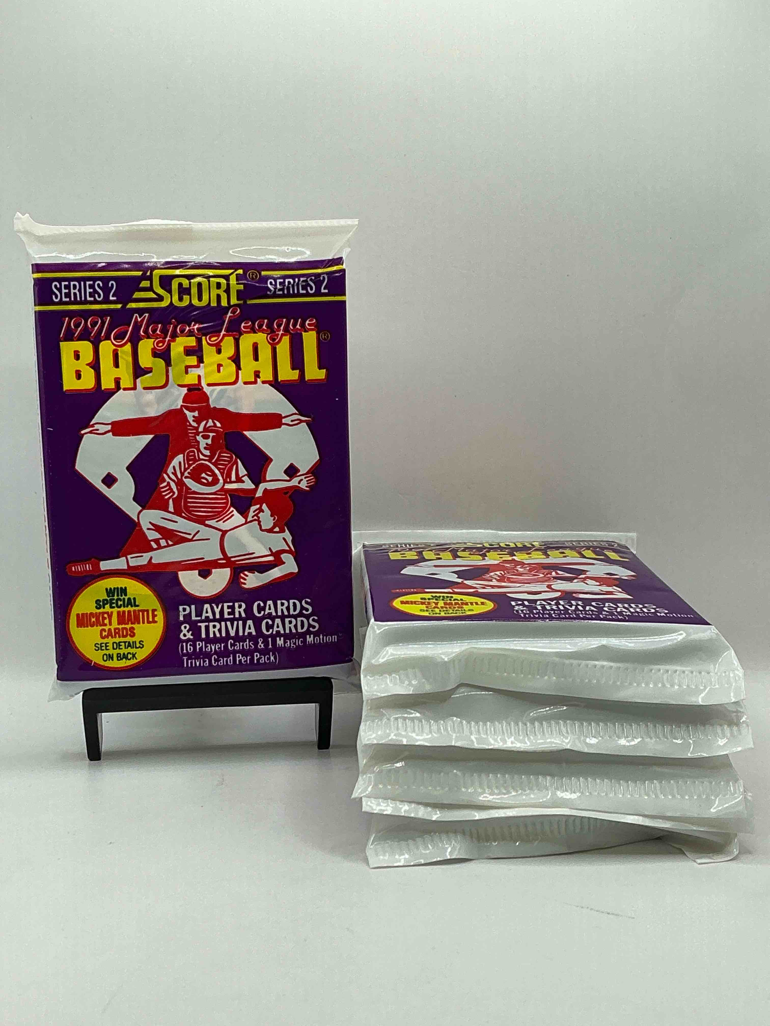Signed Mickey Mantle? 1991 Score Baseball Unopened Packs! 2,493 Signed Mickey Mantle Cards From This Year Out There, Fetching Big Money If Pulled! Insanely Cool & Valuable Pocks With Stars & Rookies!