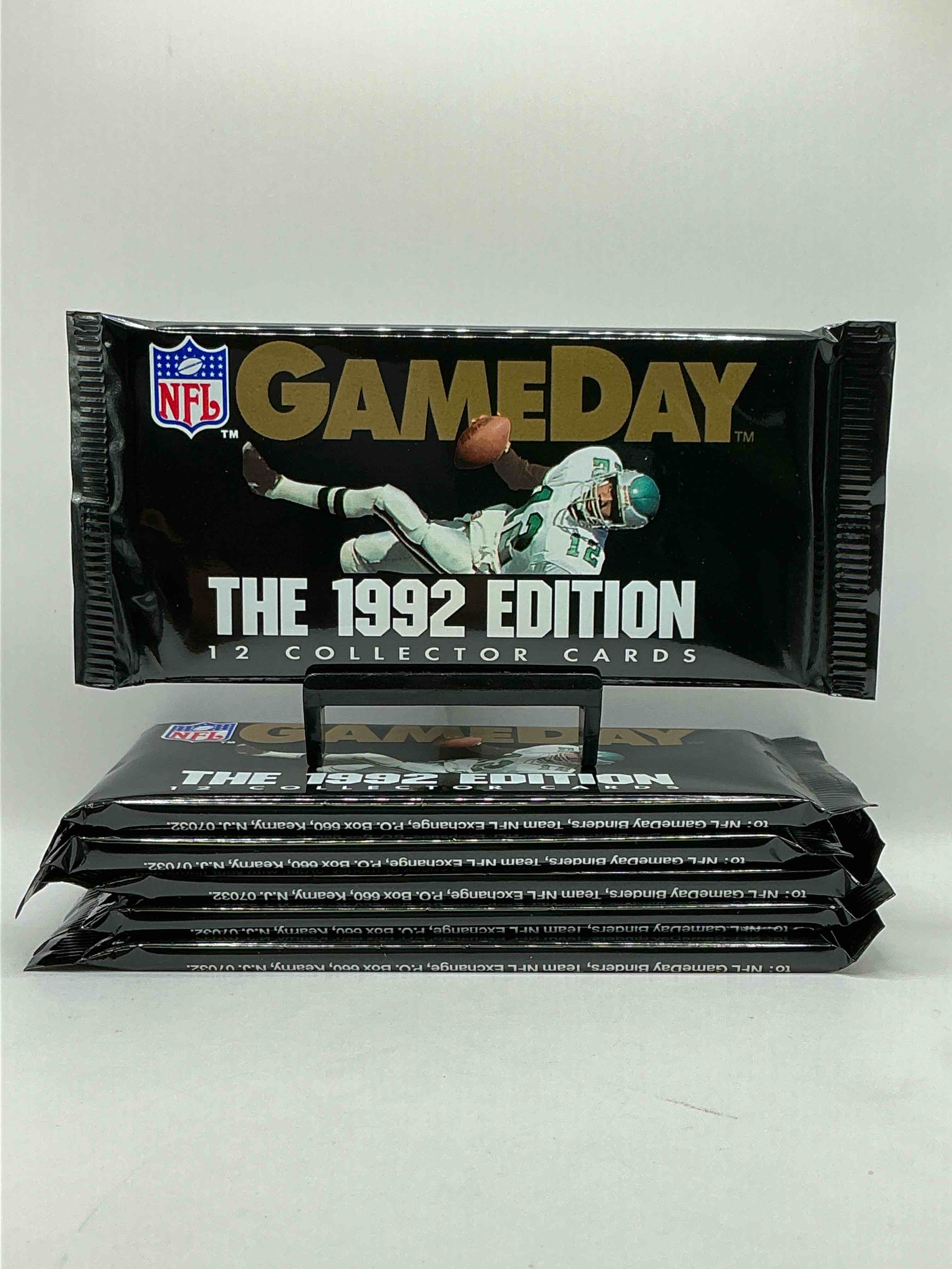 NFL Gameday 1992 Edition Football Packs! Possible Legends Inside! Search For Jerry Rice, Joe Montana, Derrick Thomas, Emmitt Smith & So Many More! Rare Oversized Card Packs!
