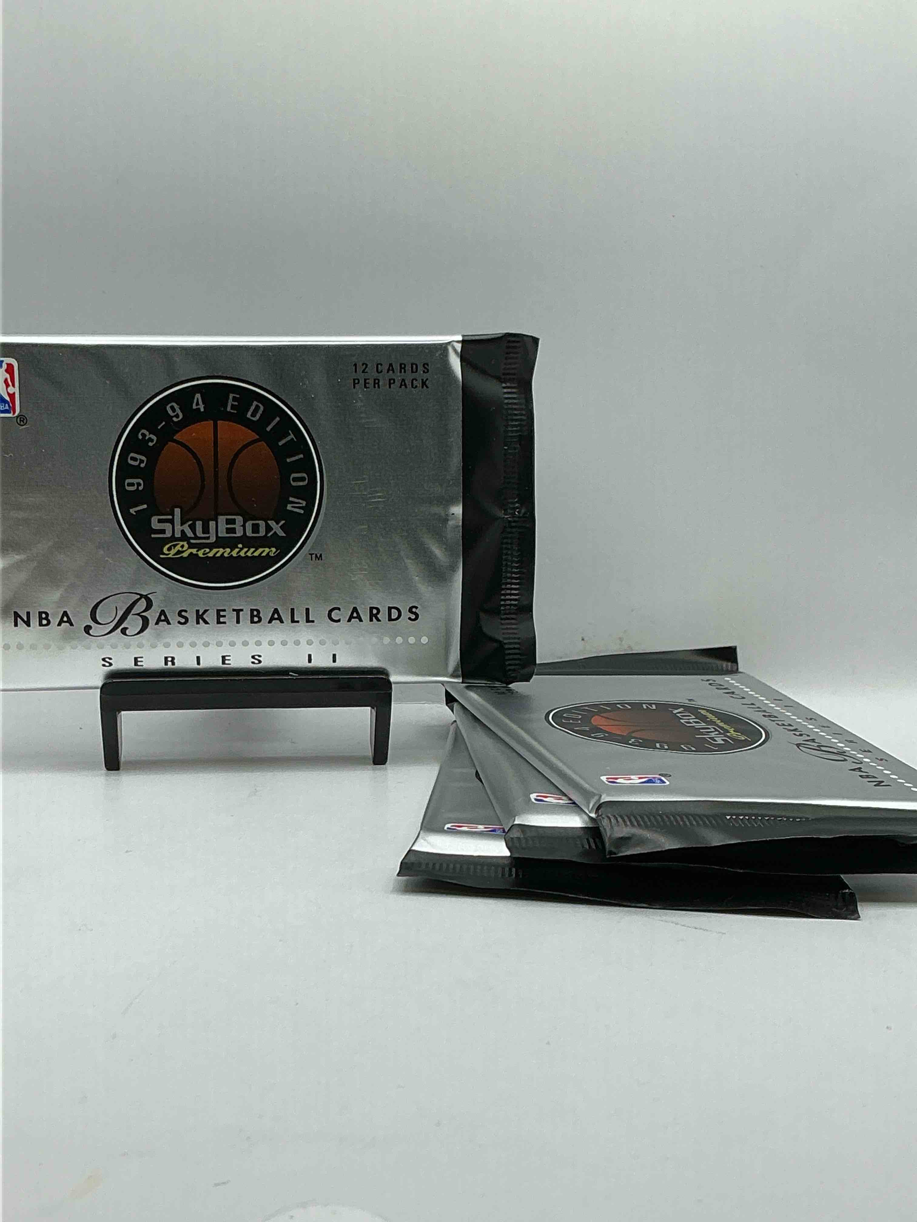 NBA Skybox Premium Series II Basketball Packs! 1993-94 Edition Skybox Packs! These Beautiful Packs Are Getting To Be Very Hard To Find. These Premiere Edition Card Packs Are Rare & Super Cool! Look For Michael Jordan, David Robinson, Dennis Rodman & So Many More 80’s & 90’s Legends!