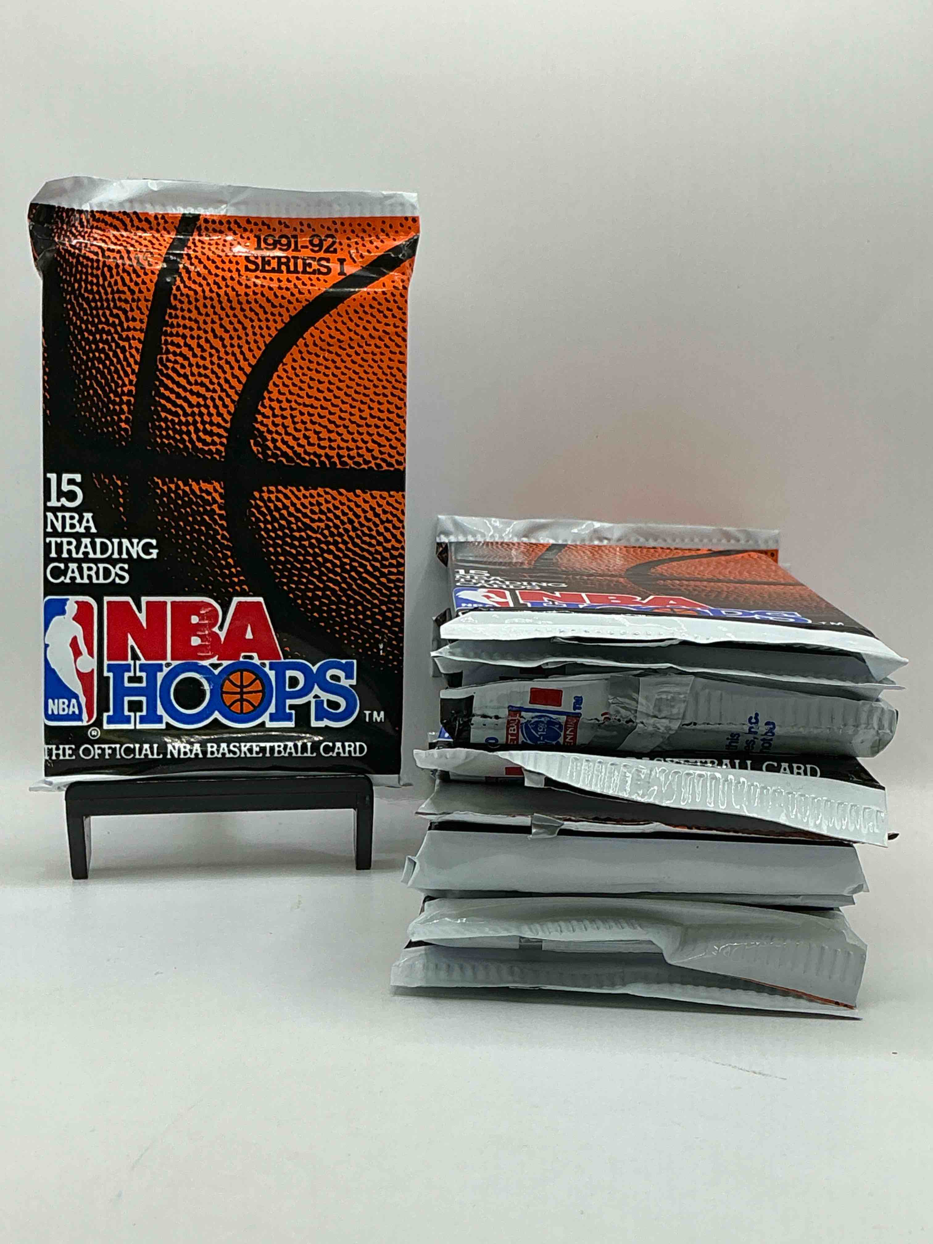 1991-92 NBA Hoops Series I Unopened Packs Direct From Original Box! These Packs Have Some Awesome Cards, Search For Incredible Jordan Cards! Also, The Randomly Packed Team USA Cards In Random Packs!