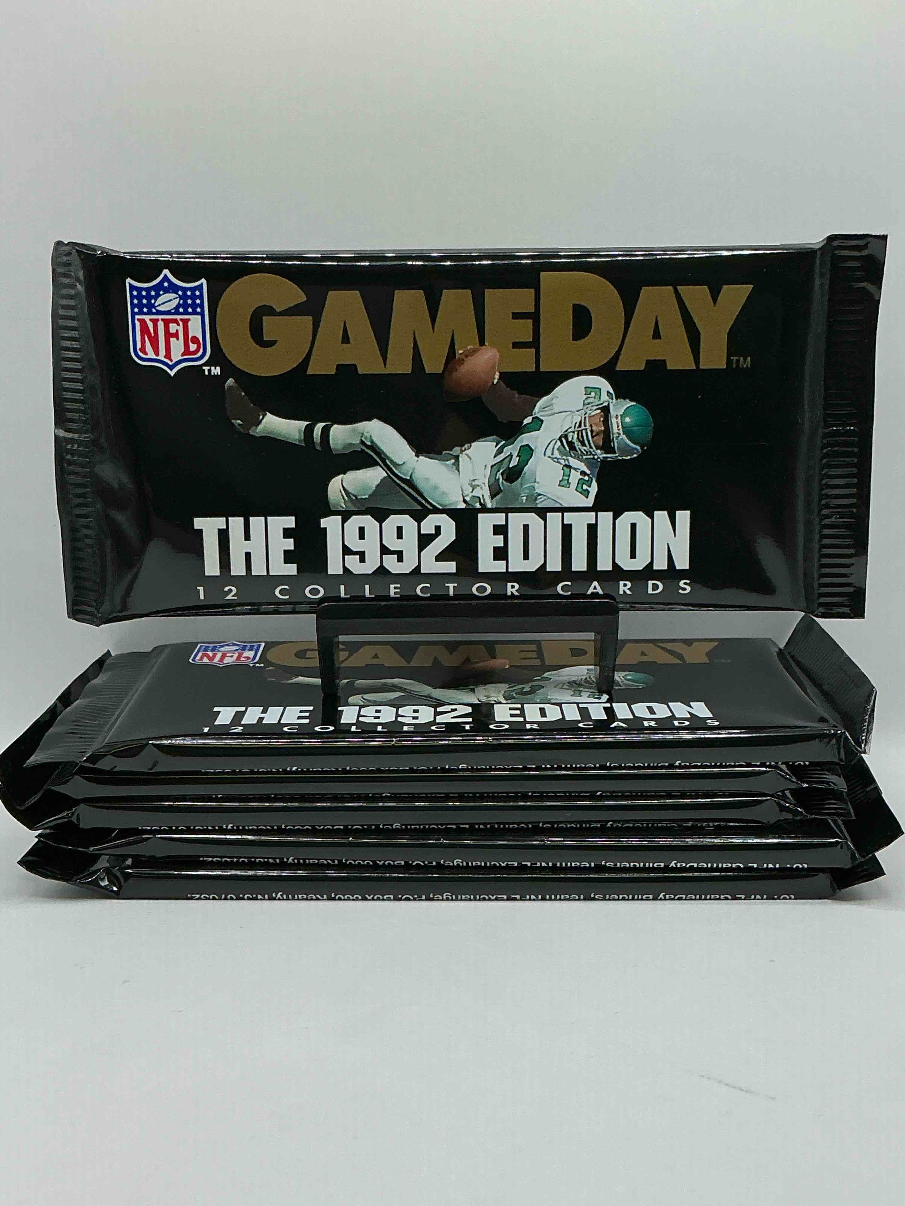 NFL Gameday 1992 Edition Football Packs! Possible Legends Inside! Search For Jerry Rice, Joe Montana, Derrick Thomas, Emmitt Smith & So Many More! Rare Oversized Card Packs!