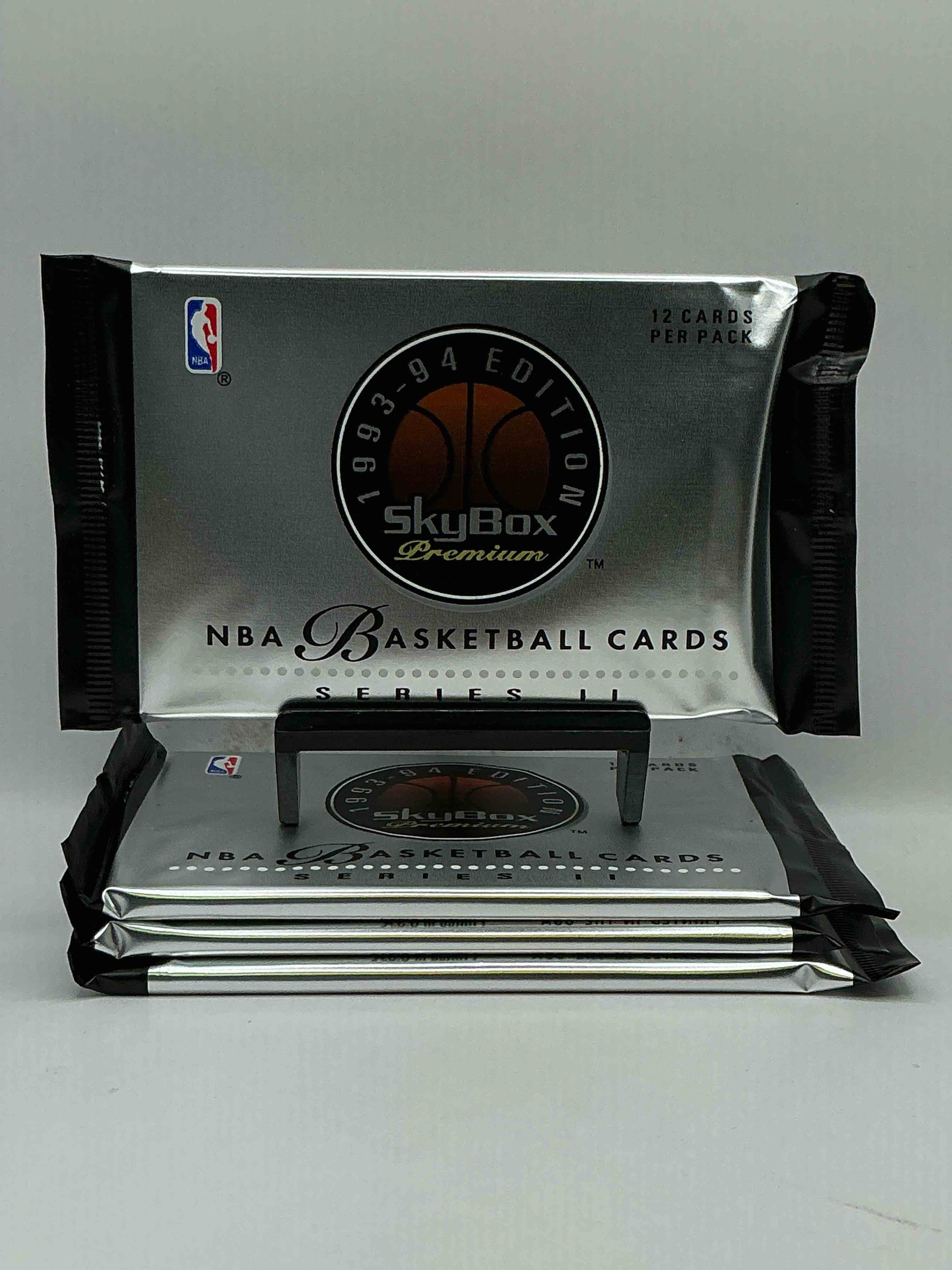 NBA Skybox Premium Series II Basketball Packs! 1993-94 Edition Skybox Packs! These Beautiful Packs Are Getting To Be Very Hard To Find. These Premiere Edition Card Packs Are Rare & Super Cool! Look For Michael Jordan, David Robinson, Dennis Rodman & So Many More 80’s & 90’s Legends!